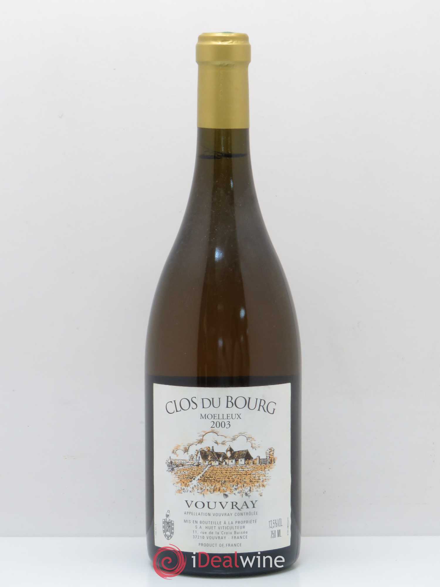Vouvray Clos du Bourg Moelleux Domaine Huet 2003 - Lotto di 1 bottiglia - 0