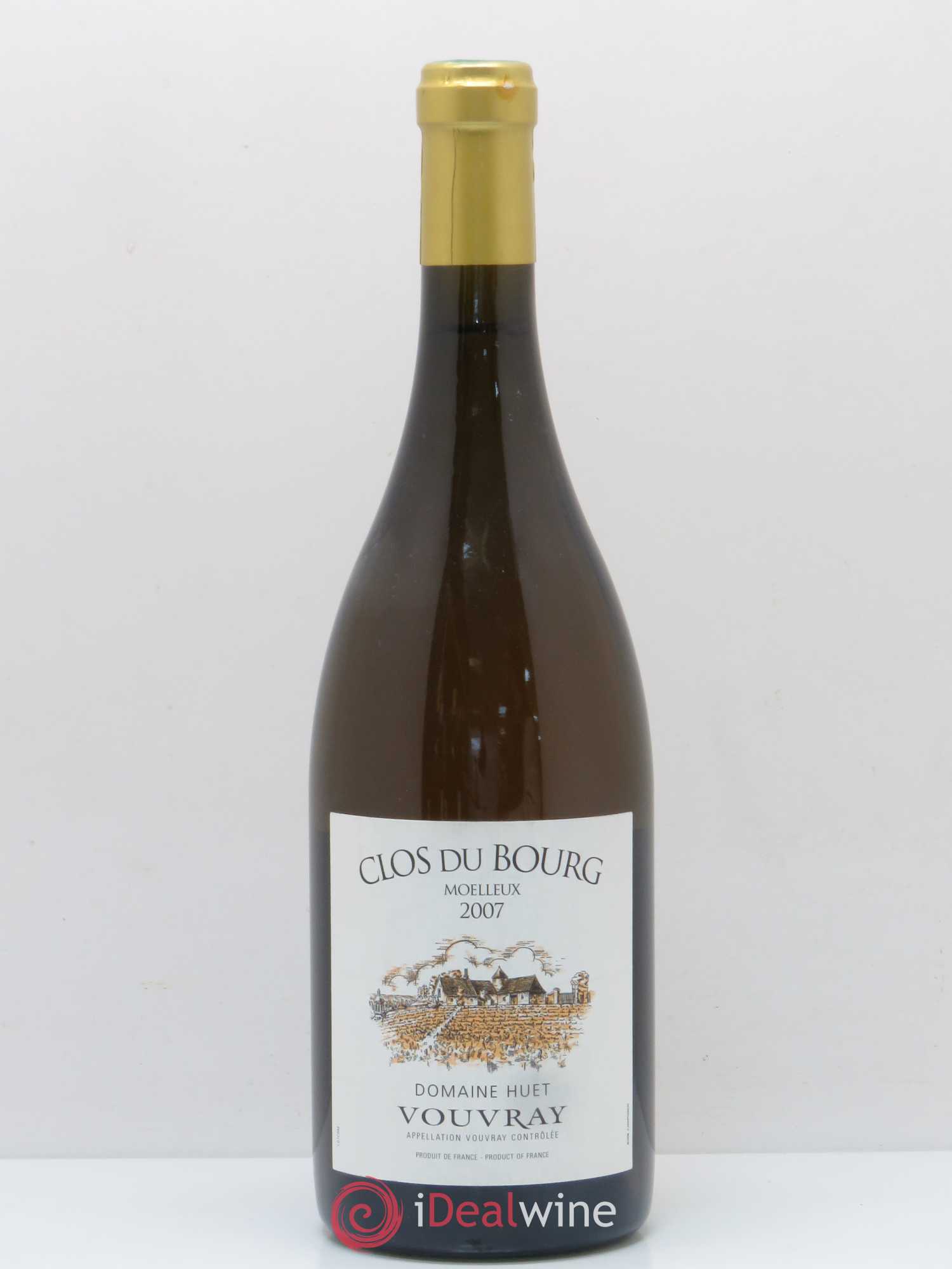 Vouvray Clos du Bourg Moelleux Domaine Huet 2007 - Lotto di 1 bottiglia - 0