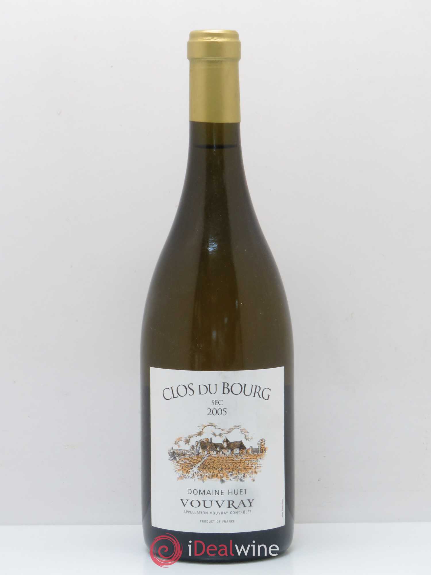 Vouvray Clos du Bourg Sec Domaine Huet 2005 - Lot de 1 bouteille - 0