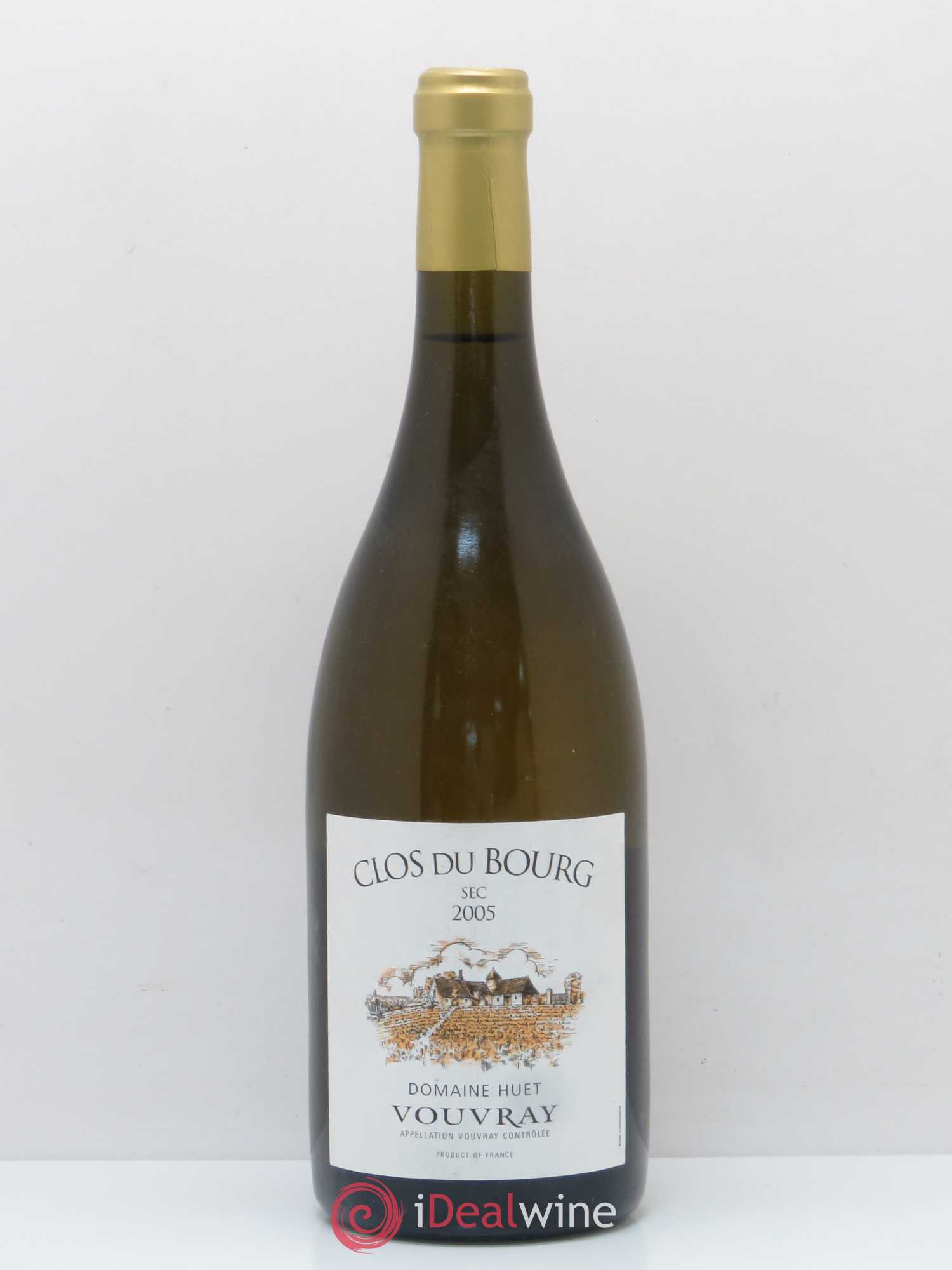 Vouvray Clos du Bourg Sec Domaine Huet 2005 - Lot de 1 bouteille - 0