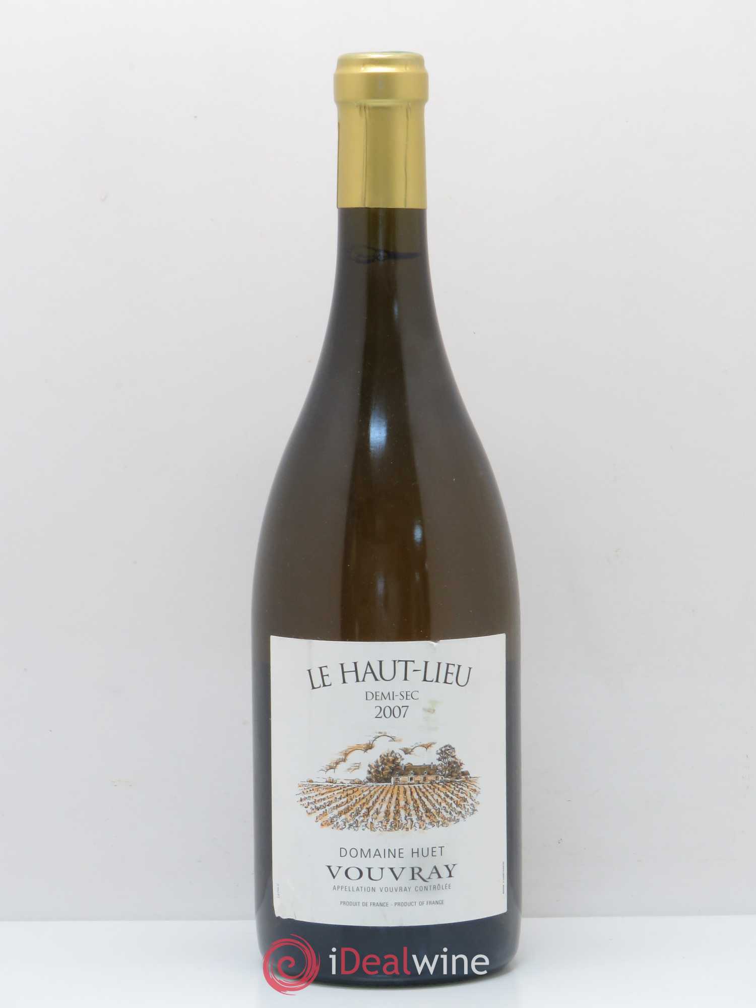 Vouvray Le Haut-Lieu Demi-Sec Domaine Huet 2007 - Lot de 1 bouteille - 0