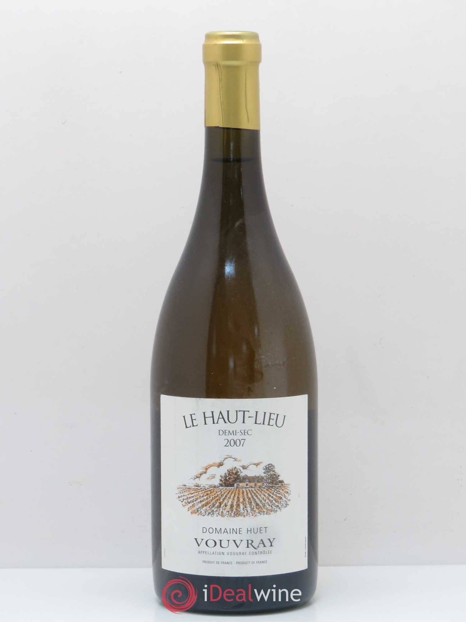 Vouvray Le Haut-Lieu Demi-Sec Domaine Huet 2007 - Lot de 1 bouteille - 0