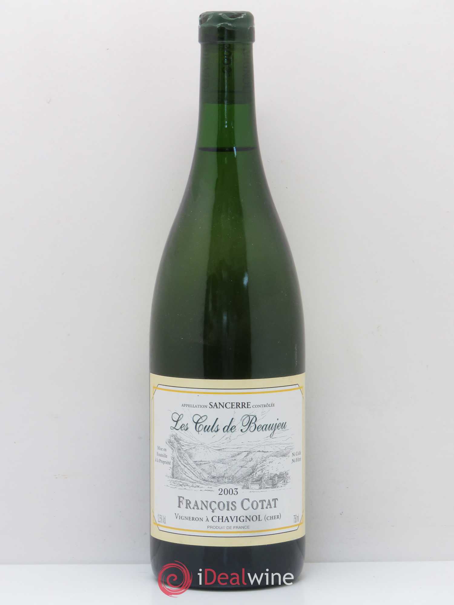Sancerre Les Culs de Beaujeu François Cotat 2003 - Posten von 1 Flasche - 0