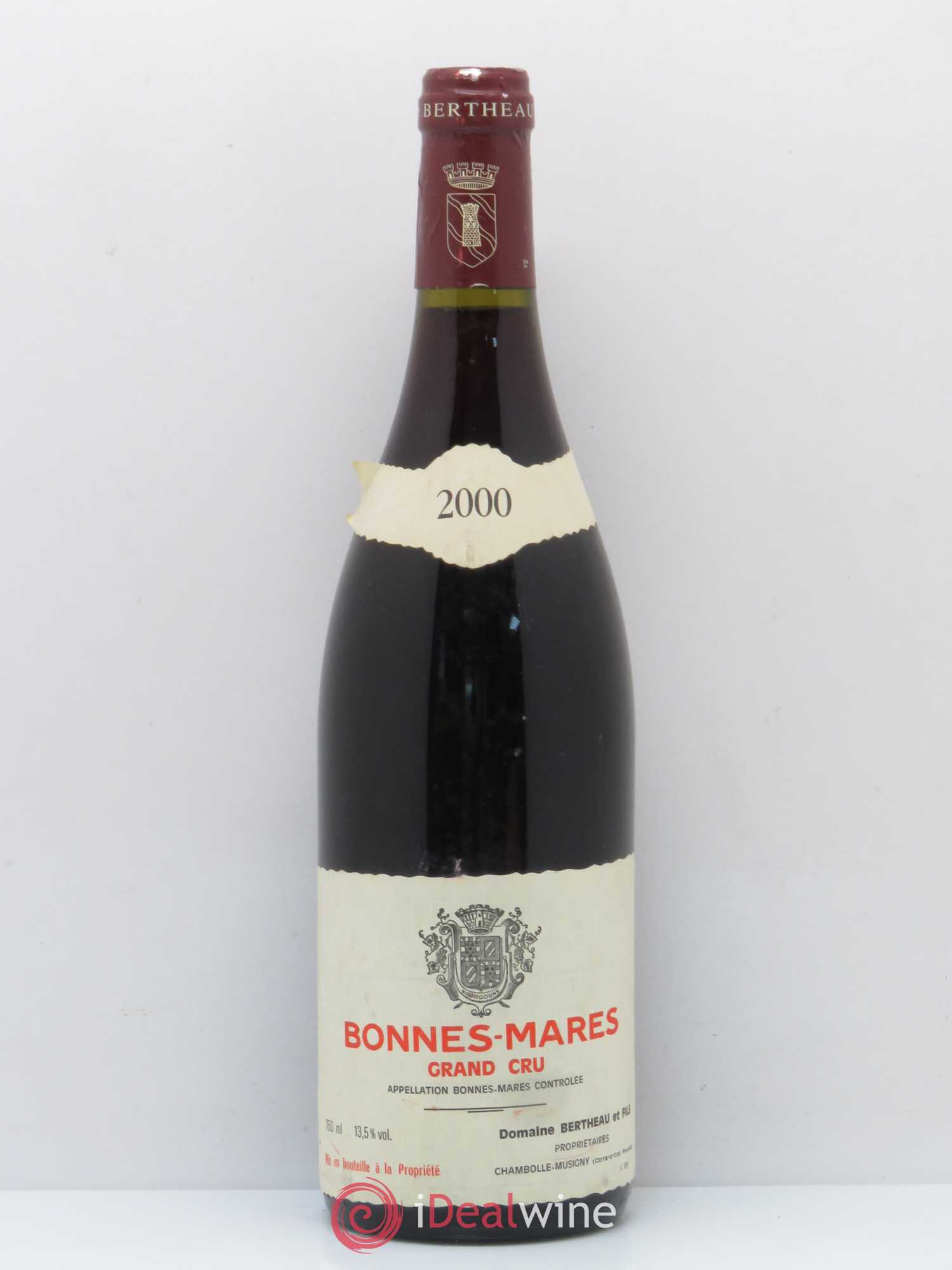 Bonnes-Mares Grand Cru François Bertheau 2000 - Lot de 1 bouteille - 0