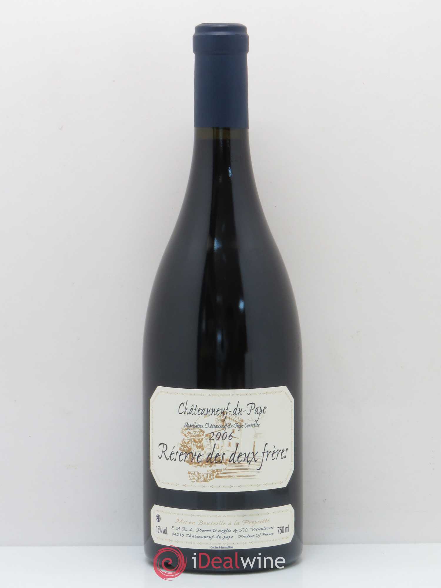 Châteauneuf-du-Pape Réserve des 2 frères Pierre Usseglio & Fils 2006 - Lot de 1 bouteille - 0
