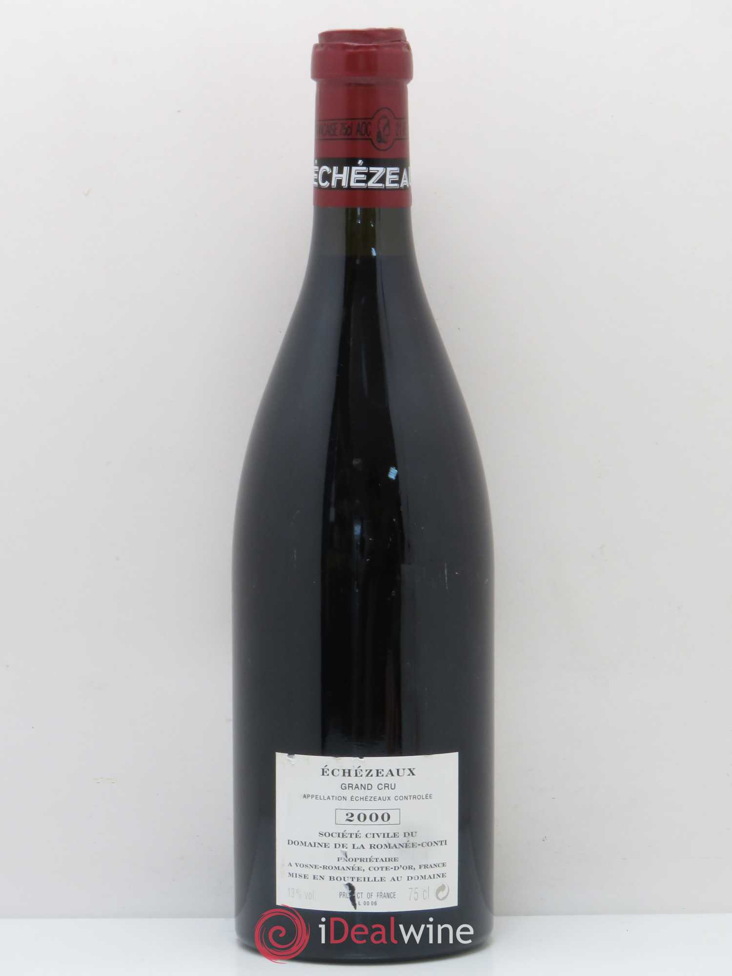 Echezeaux Grand Cru Domaine de la Romanée-Conti 2000 - Lot de 1 bouteille - 1