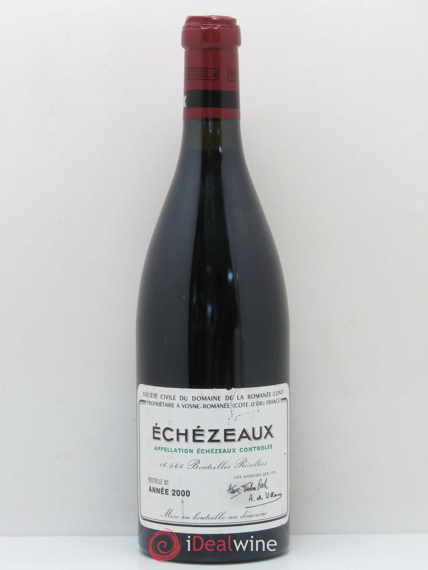 Echezeaux Grand Cru Domaine de la Romanée-Conti 2000 - Lot de 1 bouteille - 0