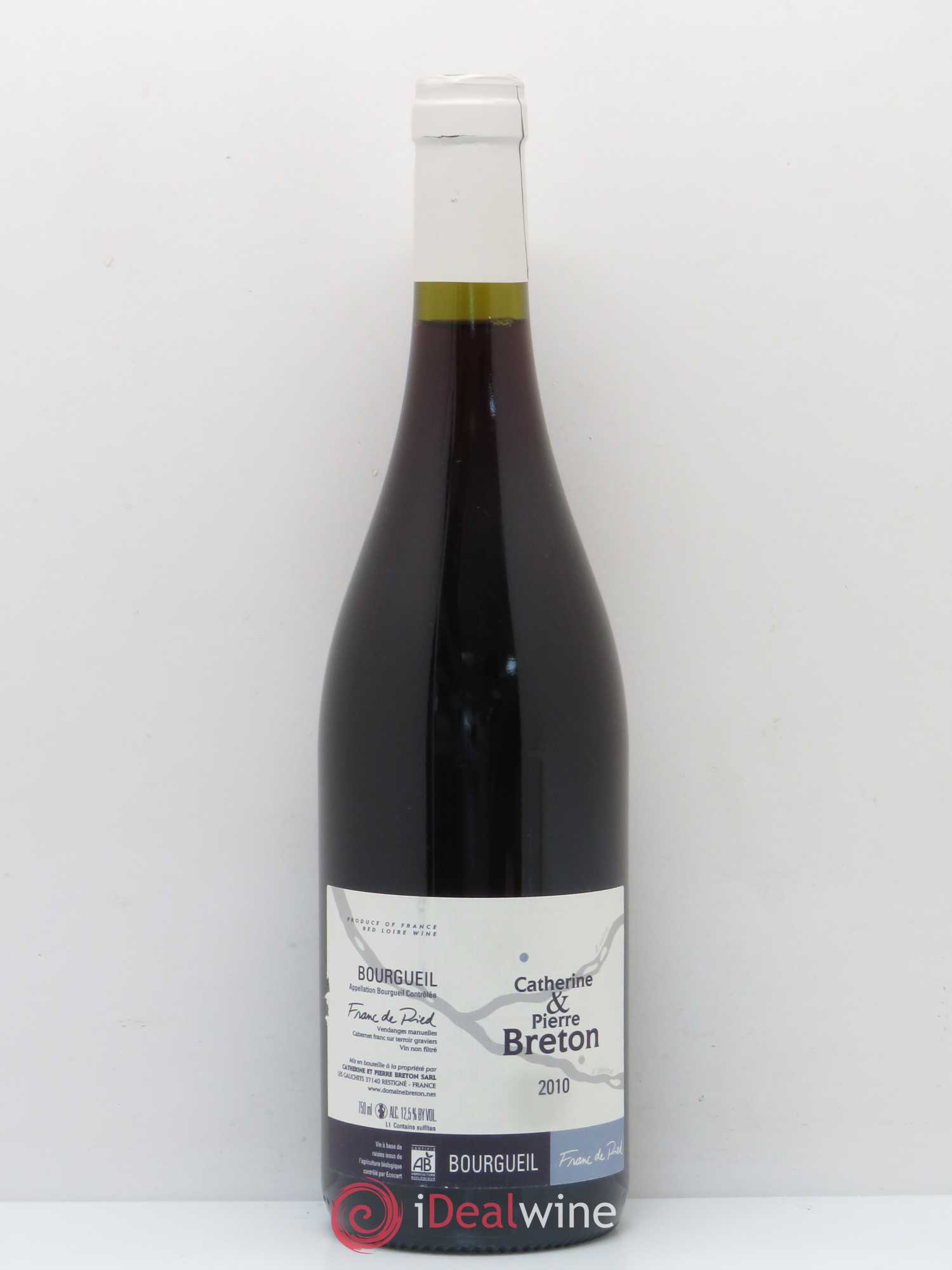 Bourgueil Franc de Pied Catherine et Pierre Breton 2010 - Lot de 1 bouteille - 0