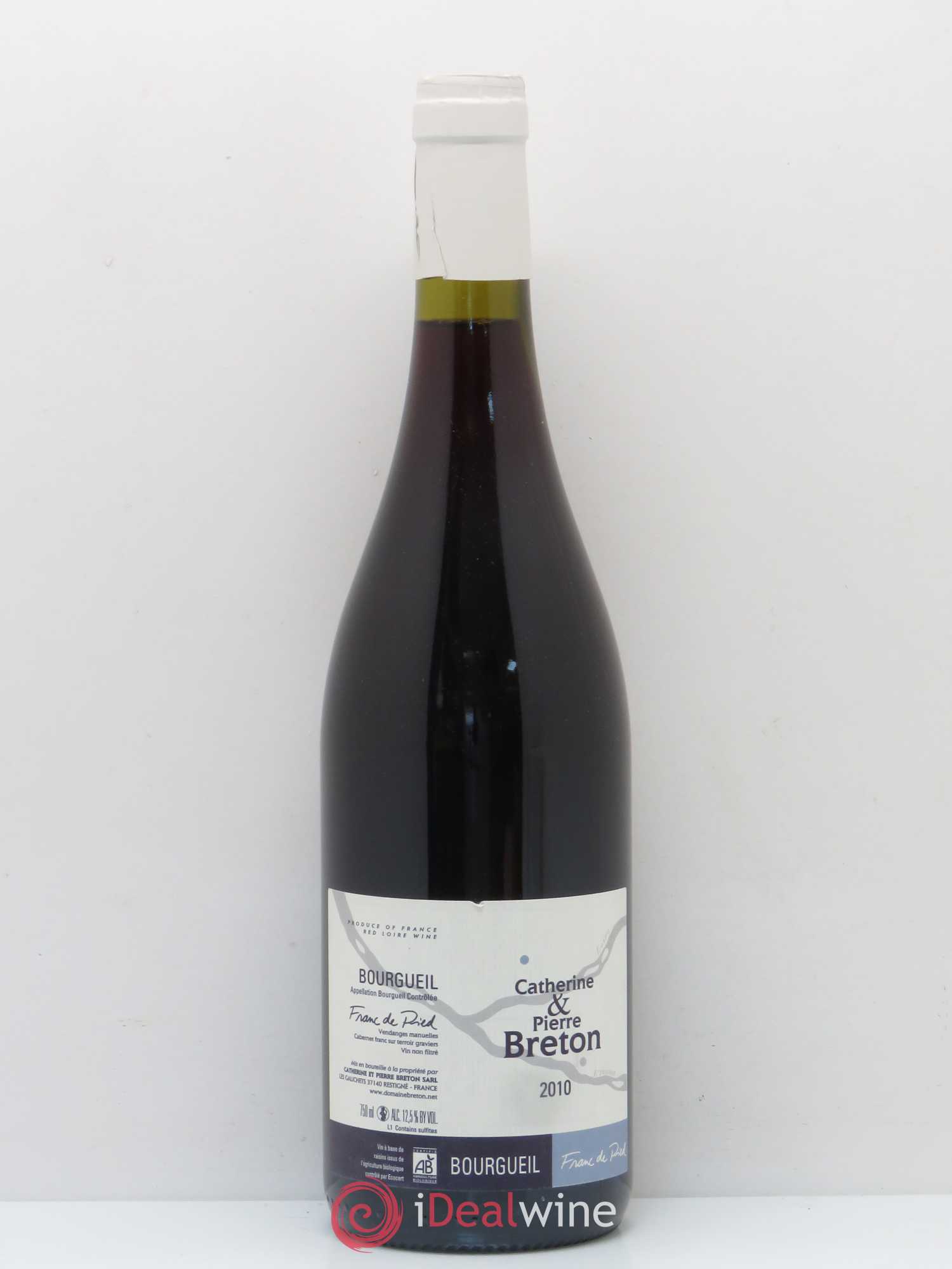 Bourgueil Franc de Pied Catherine et Pierre Breton 2010 - Lot de 1 bouteille - 0