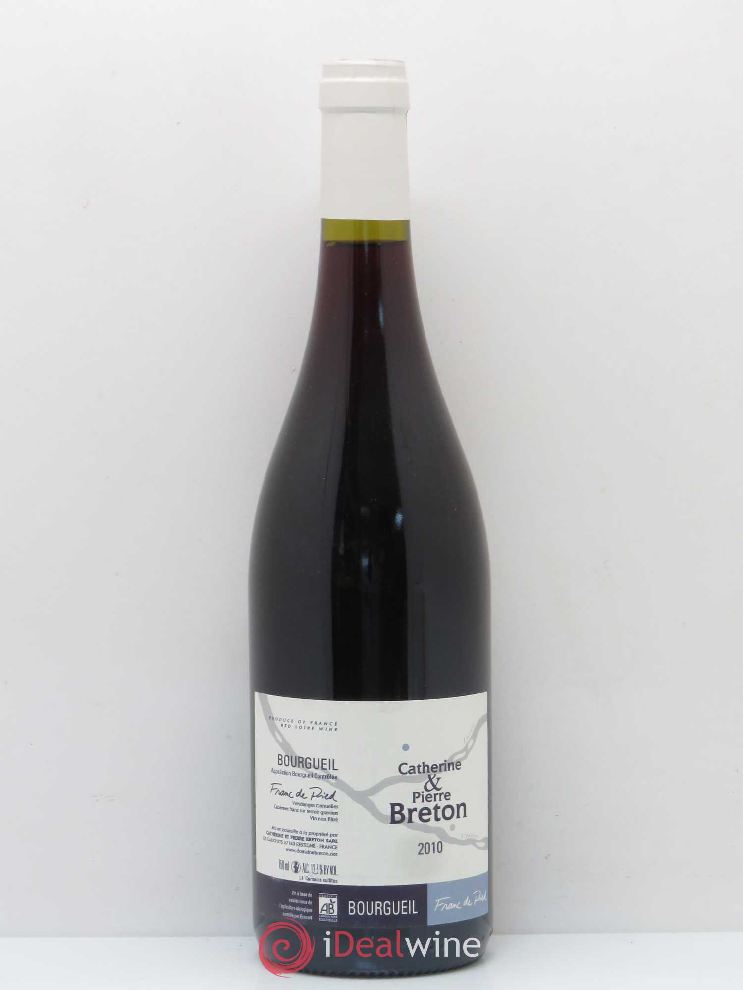 Bourgueil Franc de Pied Catherine et Pierre Breton 2010 - Lot de 1 bouteille - 0