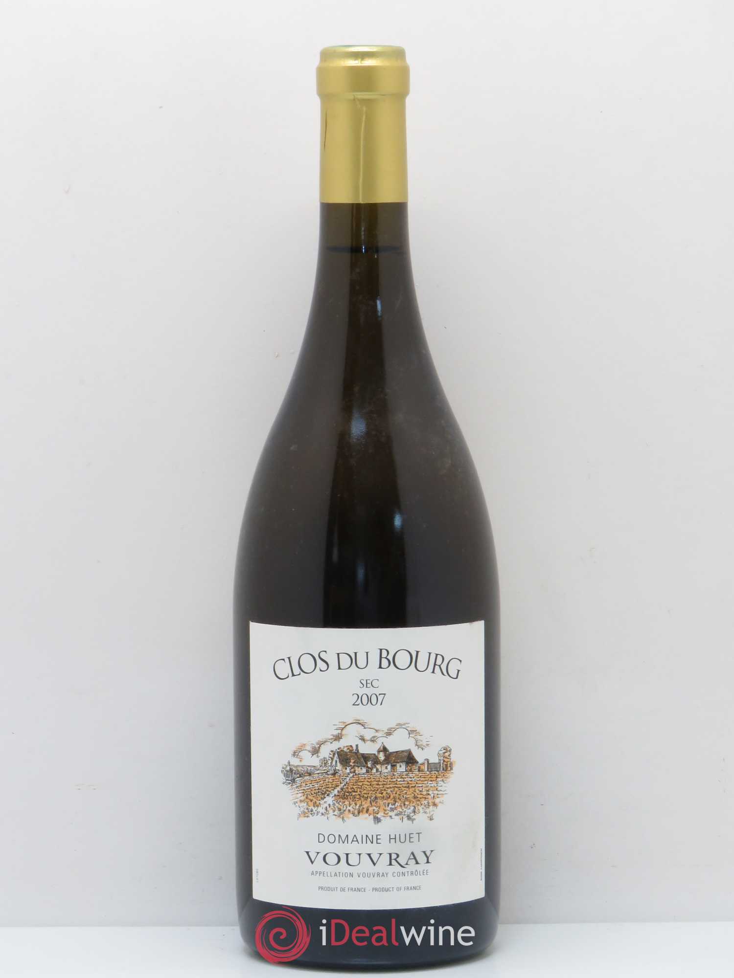 Vouvray Clos du Bourg Sec Domaine Huet 2007 - Lot de 1 bouteille - 0