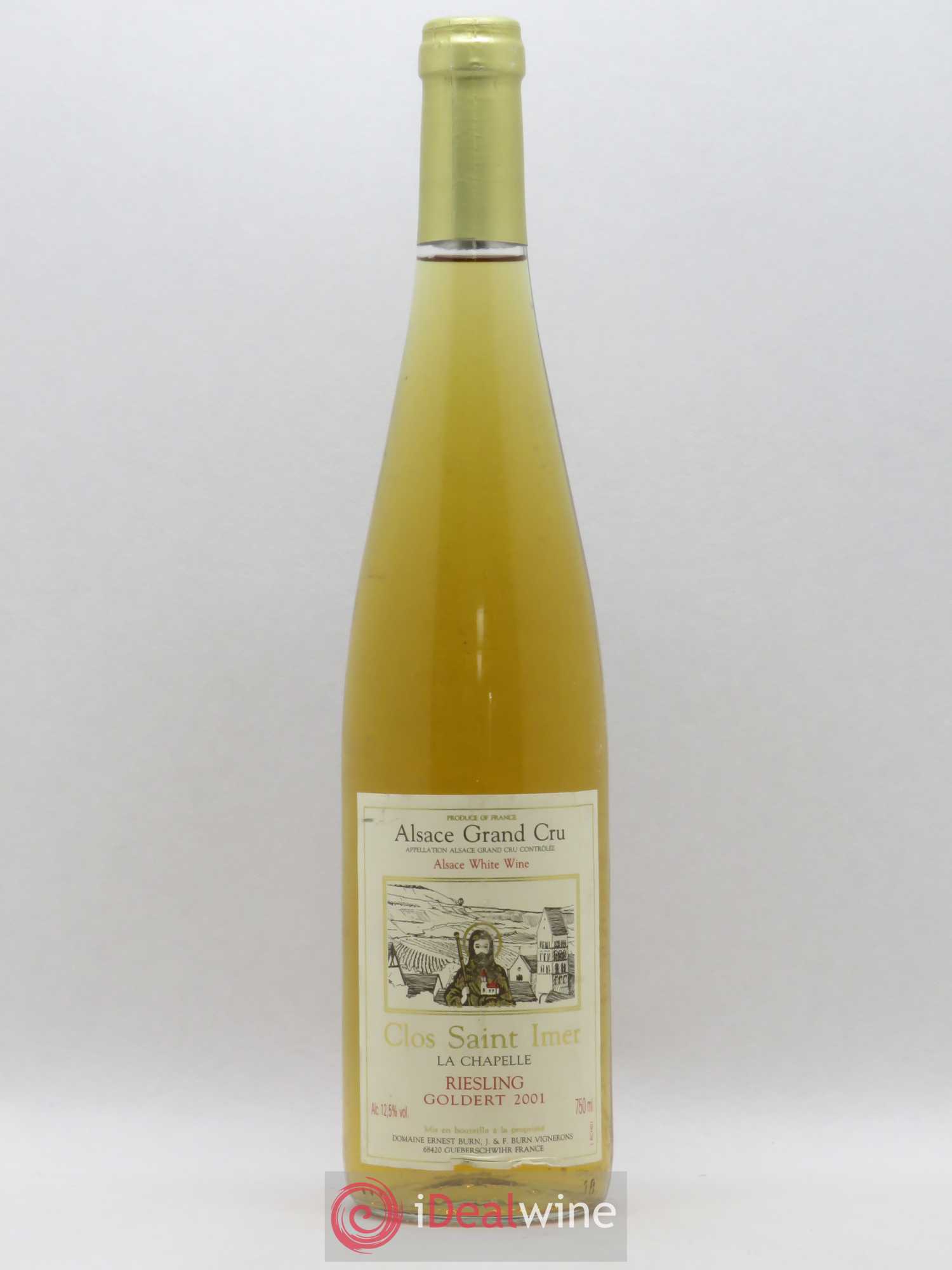 Riesling Clos Saint Imer La Chapelle Burn Enst Goldert 2001 - Posten von 1 Flasche - 0