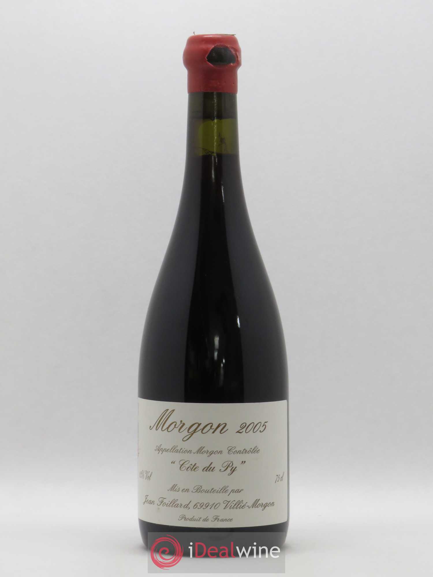 Morgon Côte du Py Jean Foillard 2005 - Lot de 1 bouteille - 0