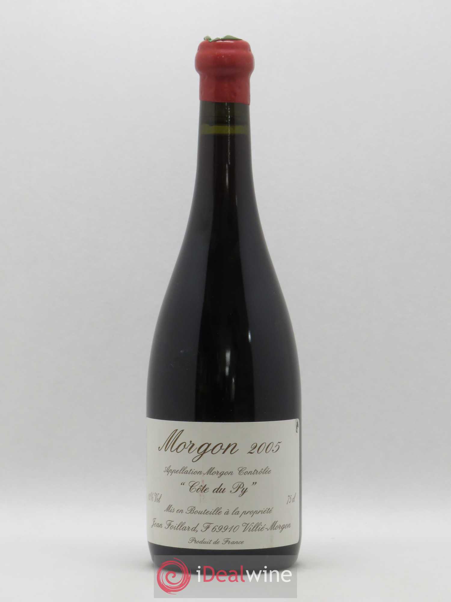 Morgon Côte du Py Jean Foillard 2005 - Lot de 1 bouteille - 0