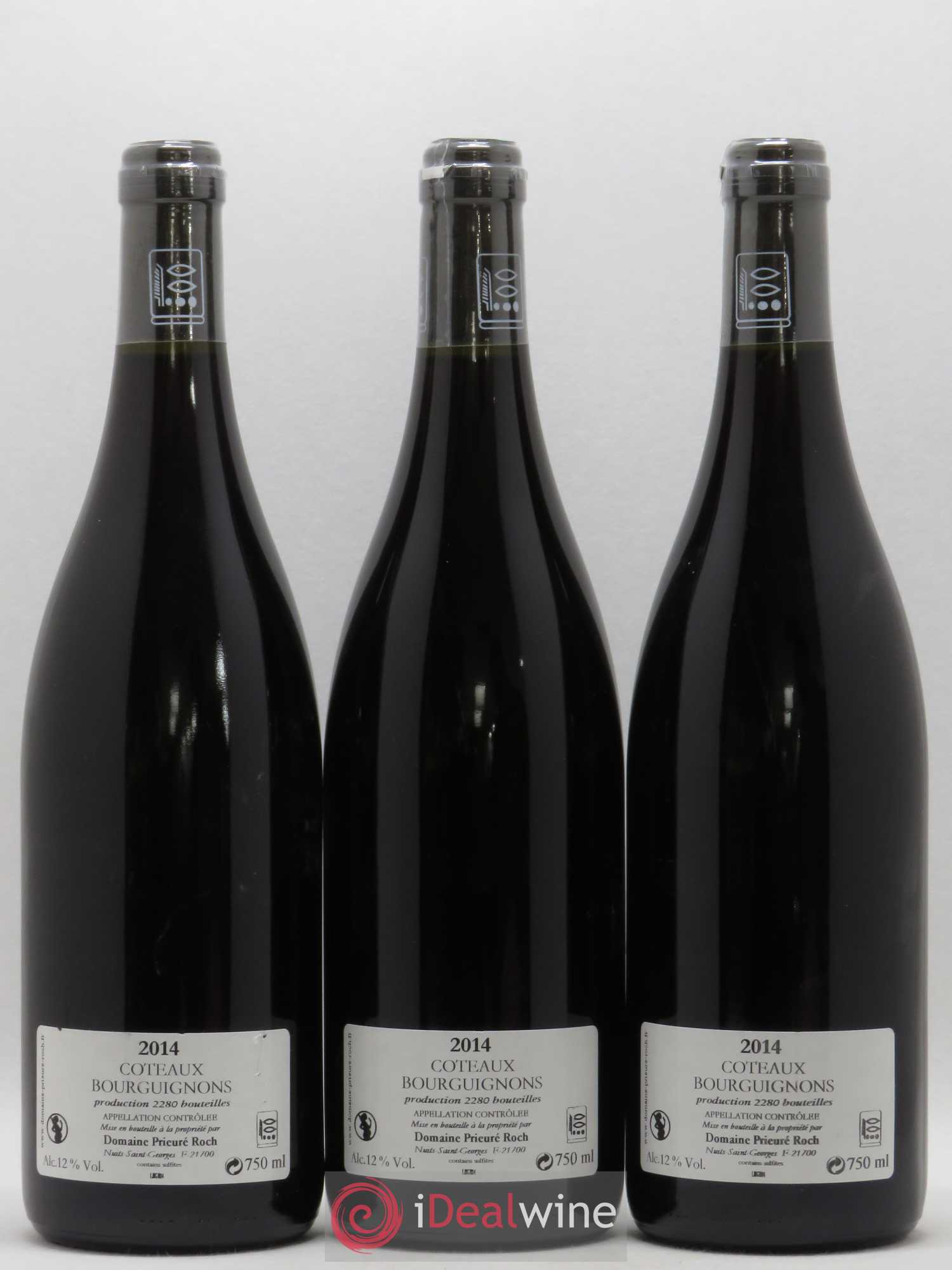 Coteaux Bourguignons Prieuré Roch 2014 - Lot de 3 bouteilles - 1