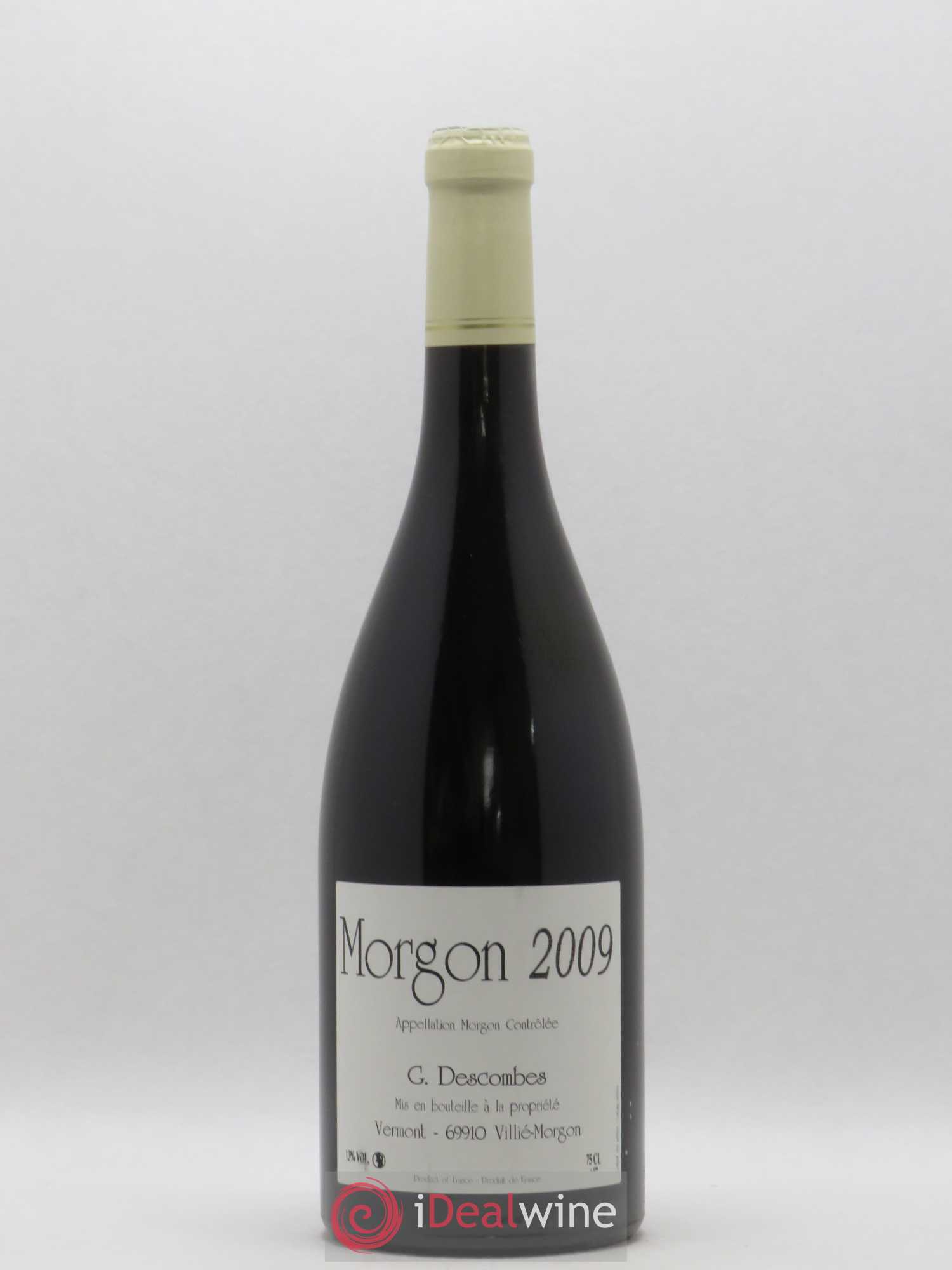 Morgon Vieilles vignes Georges Descombes (Domaine) 2009 - Lot de 1 bouteille - 0