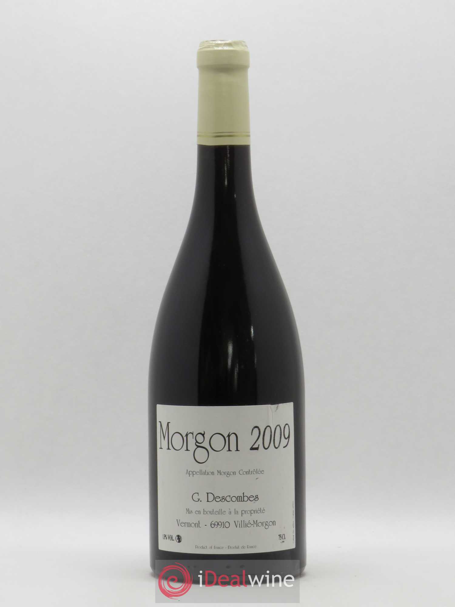 Morgon Vieilles vignes Georges Descombes (Domaine) 2009 - Lot de 1 bouteille - 0