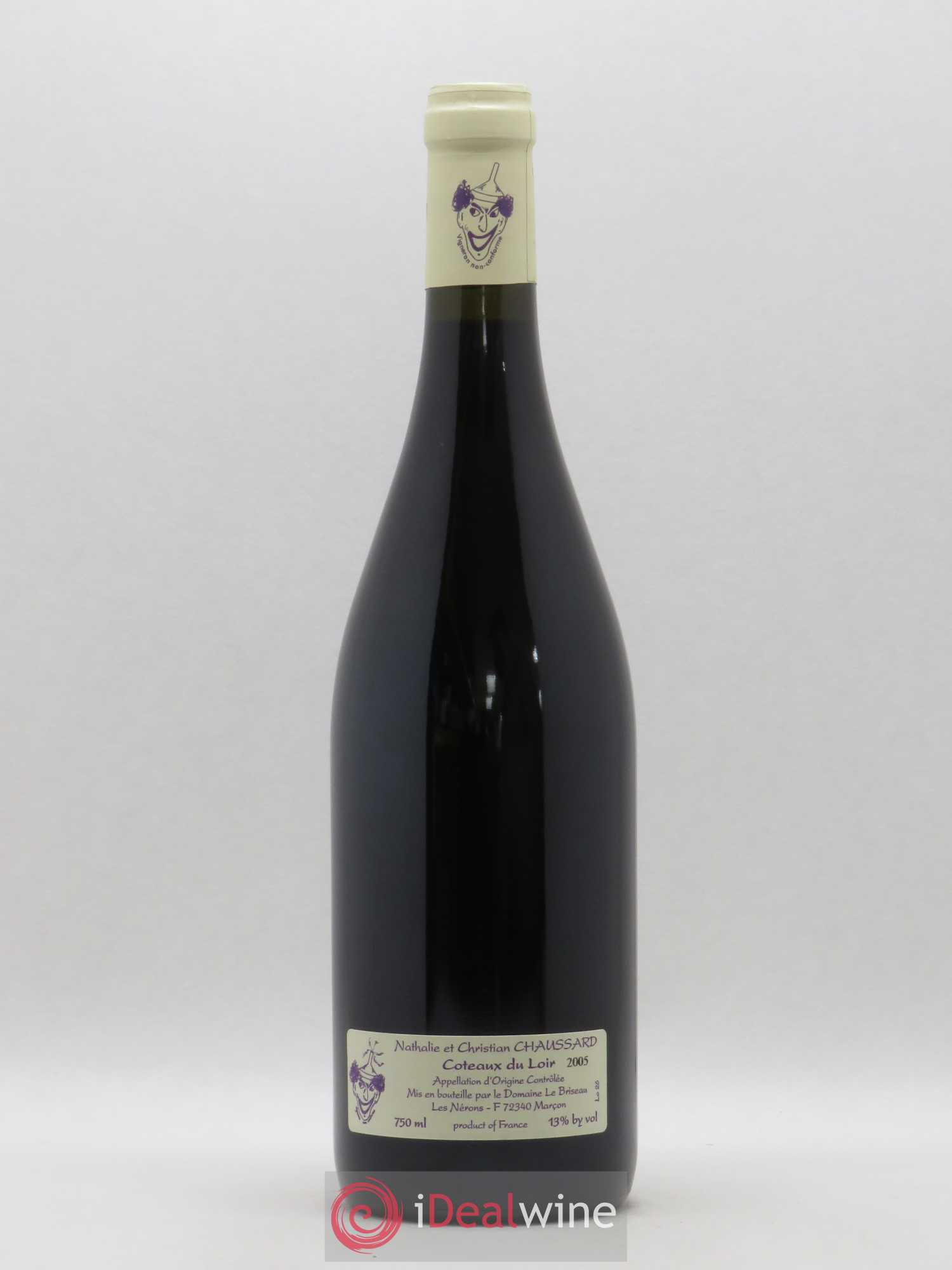 Vin de France Coteaux du Loir Les Mortiers Domaine le Briseau Nathalie & Christian Chaussard 2005 - Posten von 1 Flasche - 1