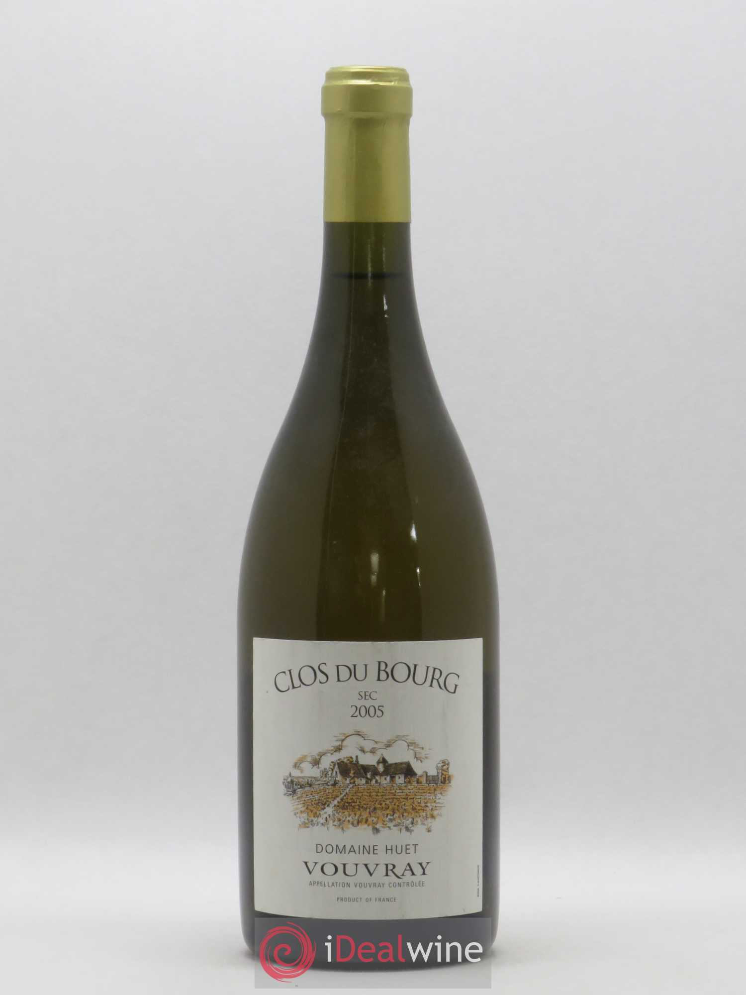 Vouvray Clos du Bourg Sec Domaine Huet 2005 - Lot de 1 bouteille - 0
