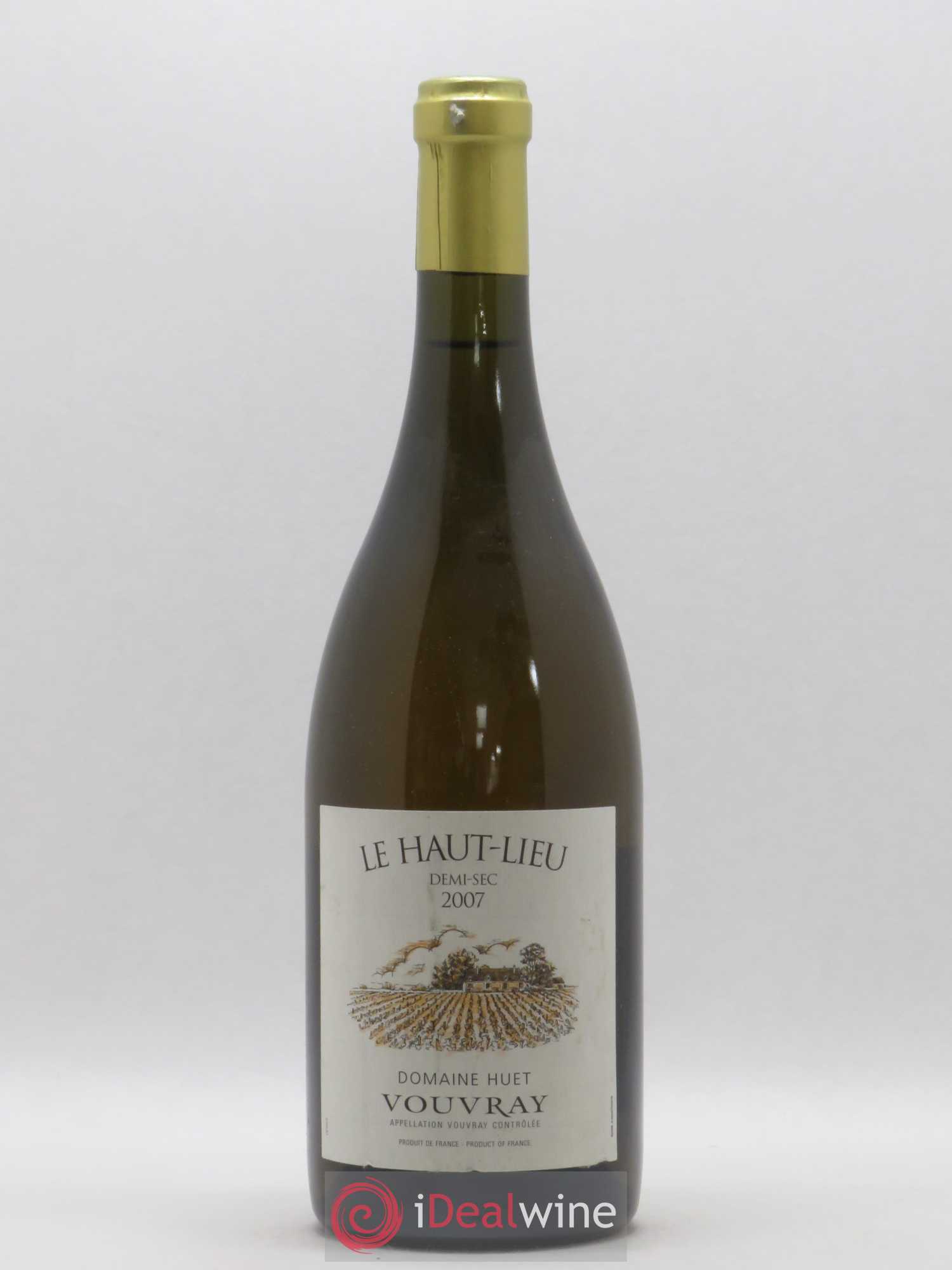 Vouvray Le Haut-Lieu Demi-Sec Domaine Huet 2007 - Lot de 1 bouteille - 0