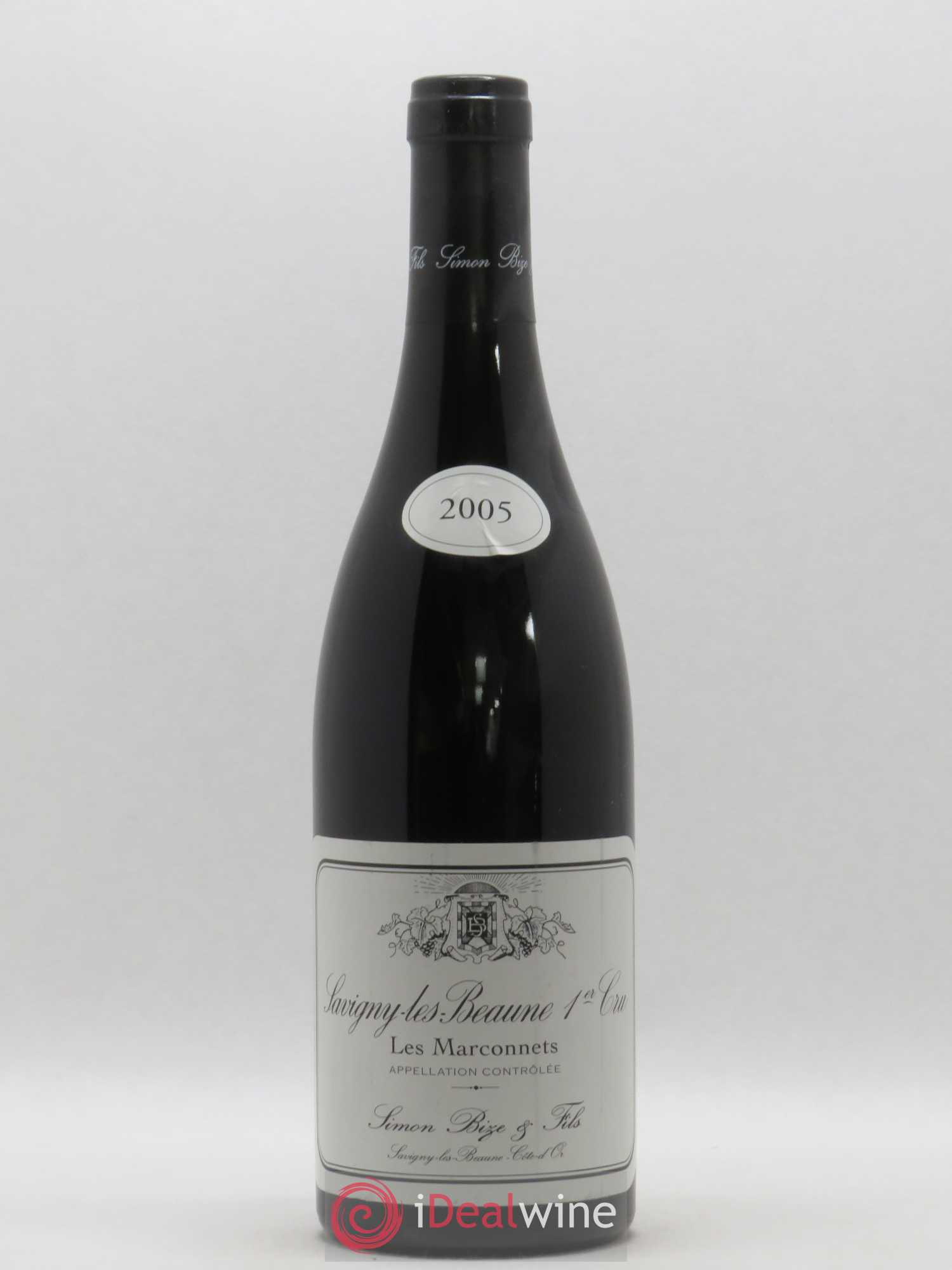 Savigny-lès-Beaune 1er Cru Les Marconnets Simon Bize & Fils 2005 - Lot de 1 bouteille - 0