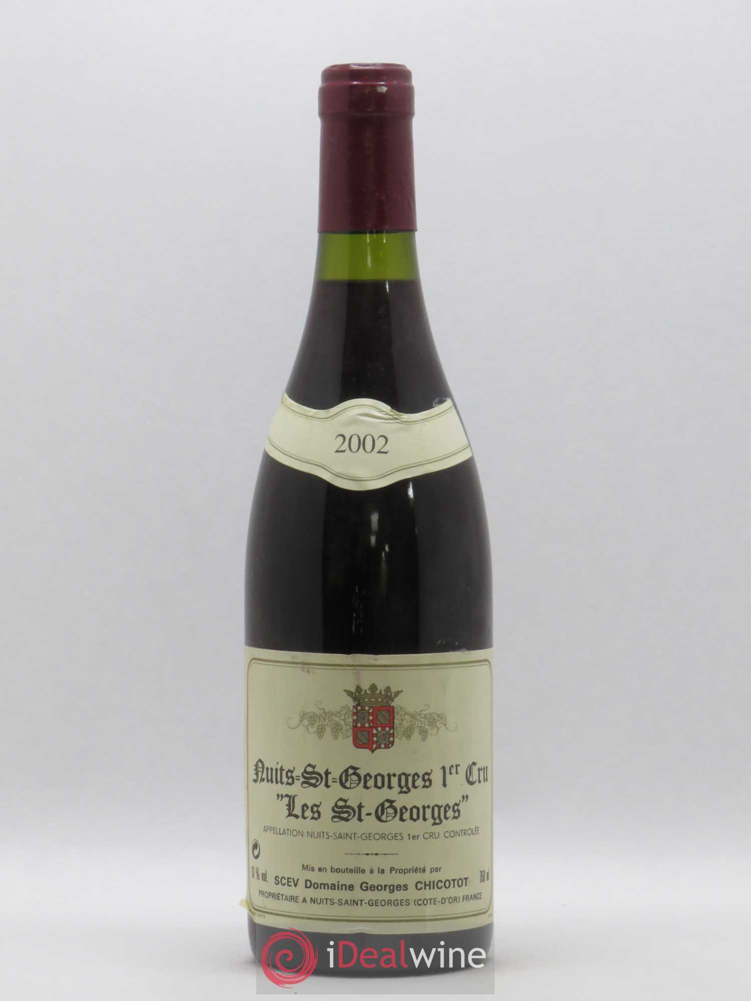 Nuits-Saint-Georges 1er Cru Les Saint-Georges Chicotot 2002 - Lot de 1 bouteille - 0