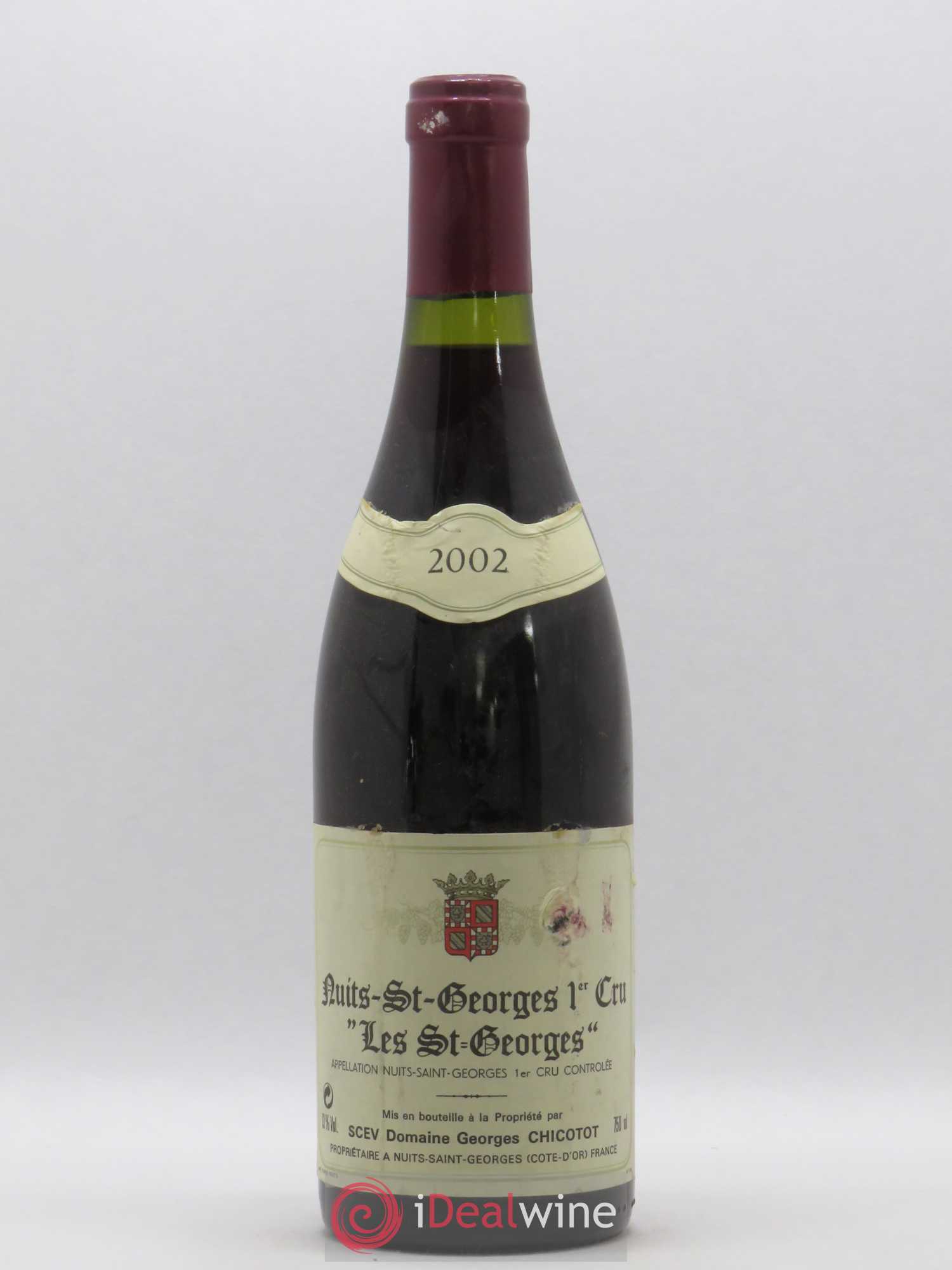 Nuits-Saint-Georges 1er Cru Les Saint-Georges Chicotot 2002 - Lot de 1 bouteille - 0