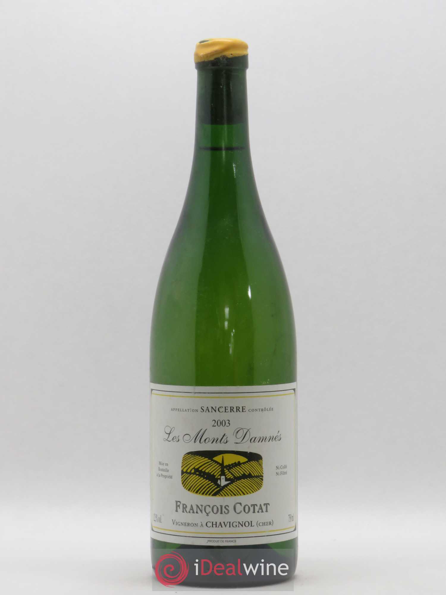 Sancerre Les Monts Damnés François Cotat 2003 - Lot de 1 bouteille - 0