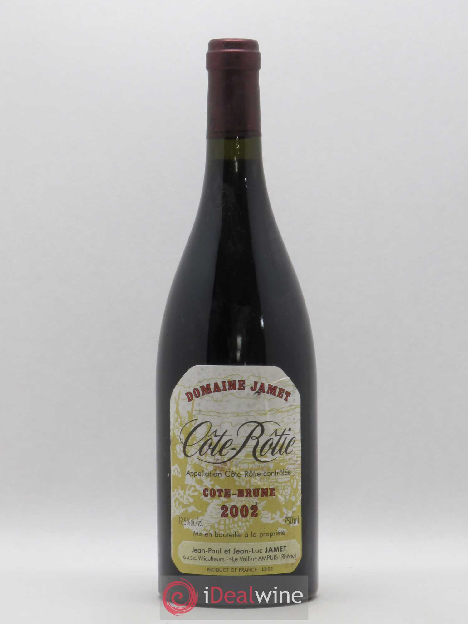 Côte-Rôtie Côte Brune Jamet (Domaine) 2002 - Lot de 1 bouteille - 0