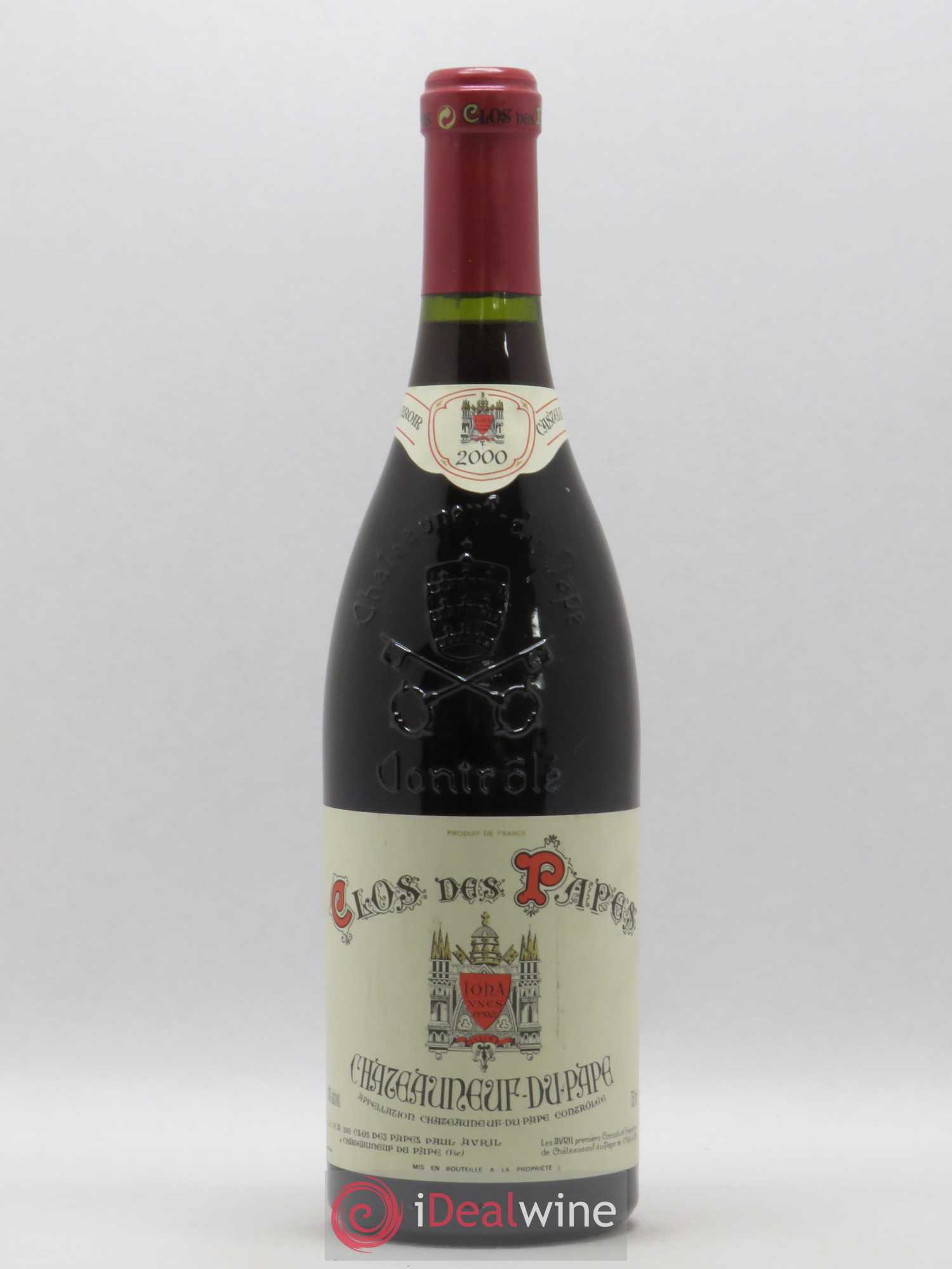 Châteauneuf-du-Pape Clos des Papes - Paul Avril 2000 - Lot de 1 bouteille - 0