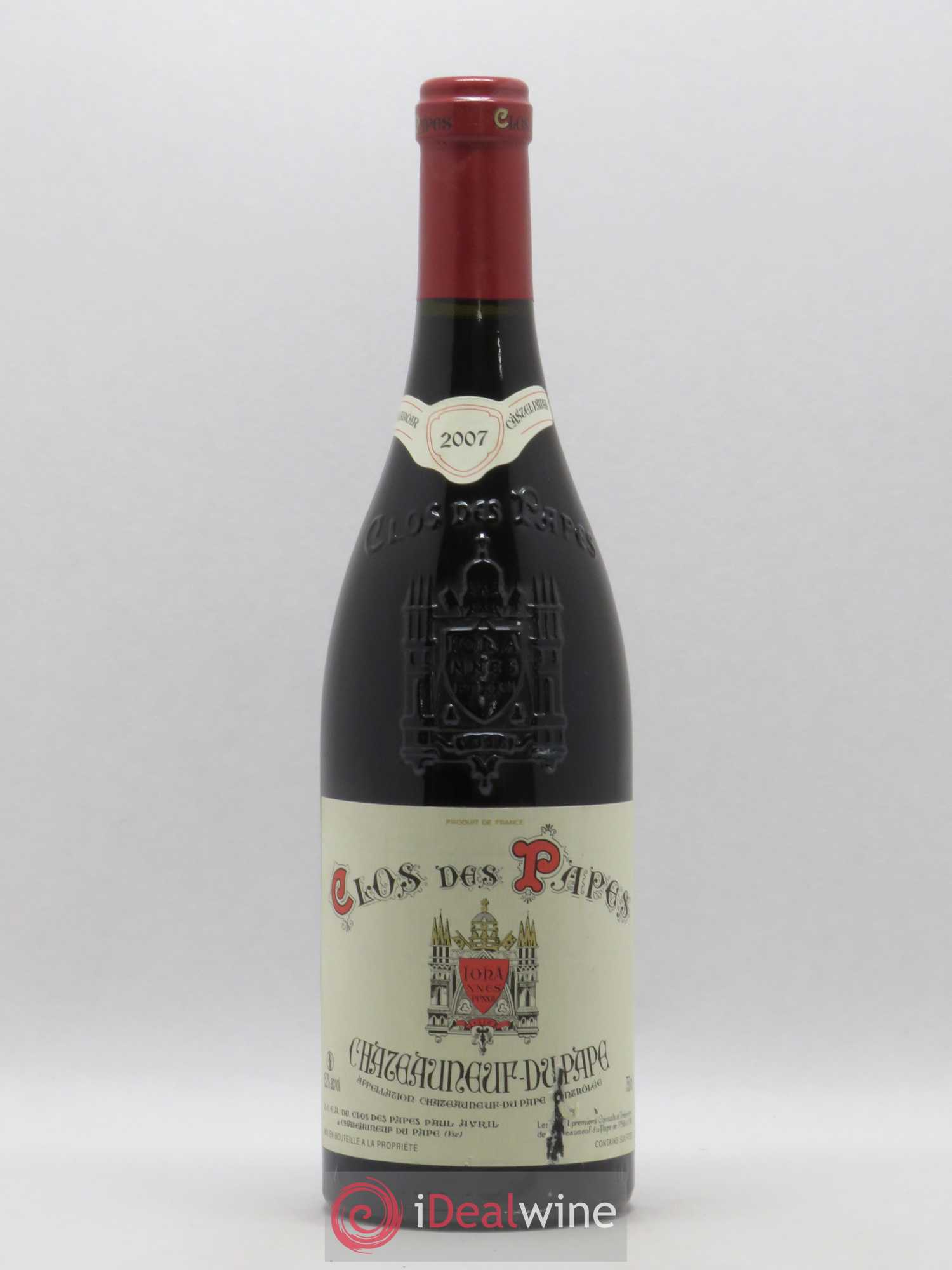 Châteauneuf-du-Pape Clos des Papes - Paul Avril 2007 - Lot de 1 bouteille - 0