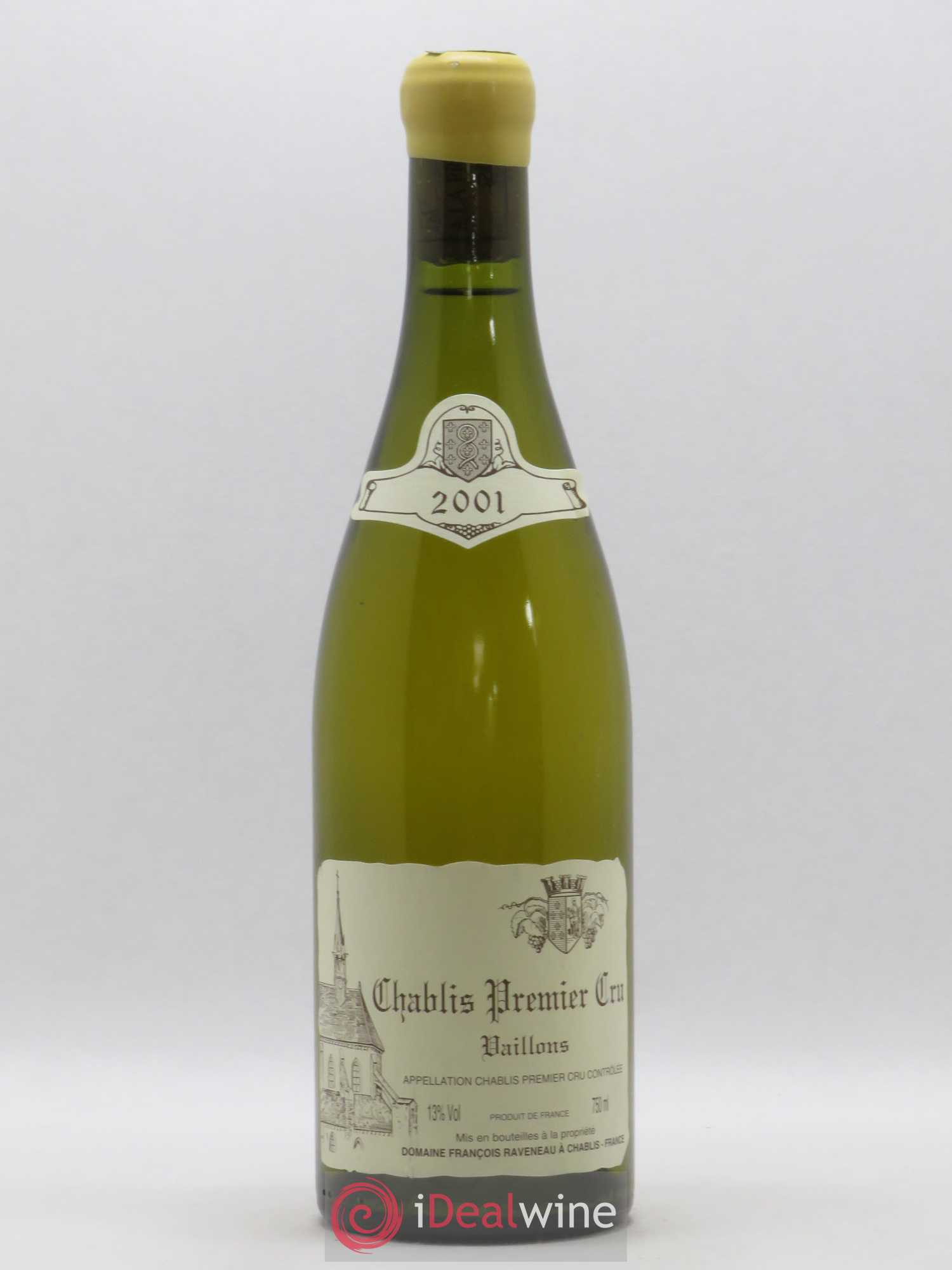 Chablis 1er Cru Vaillons Raveneau (Domaine) 2001 - Lot de 1 bouteille - 0