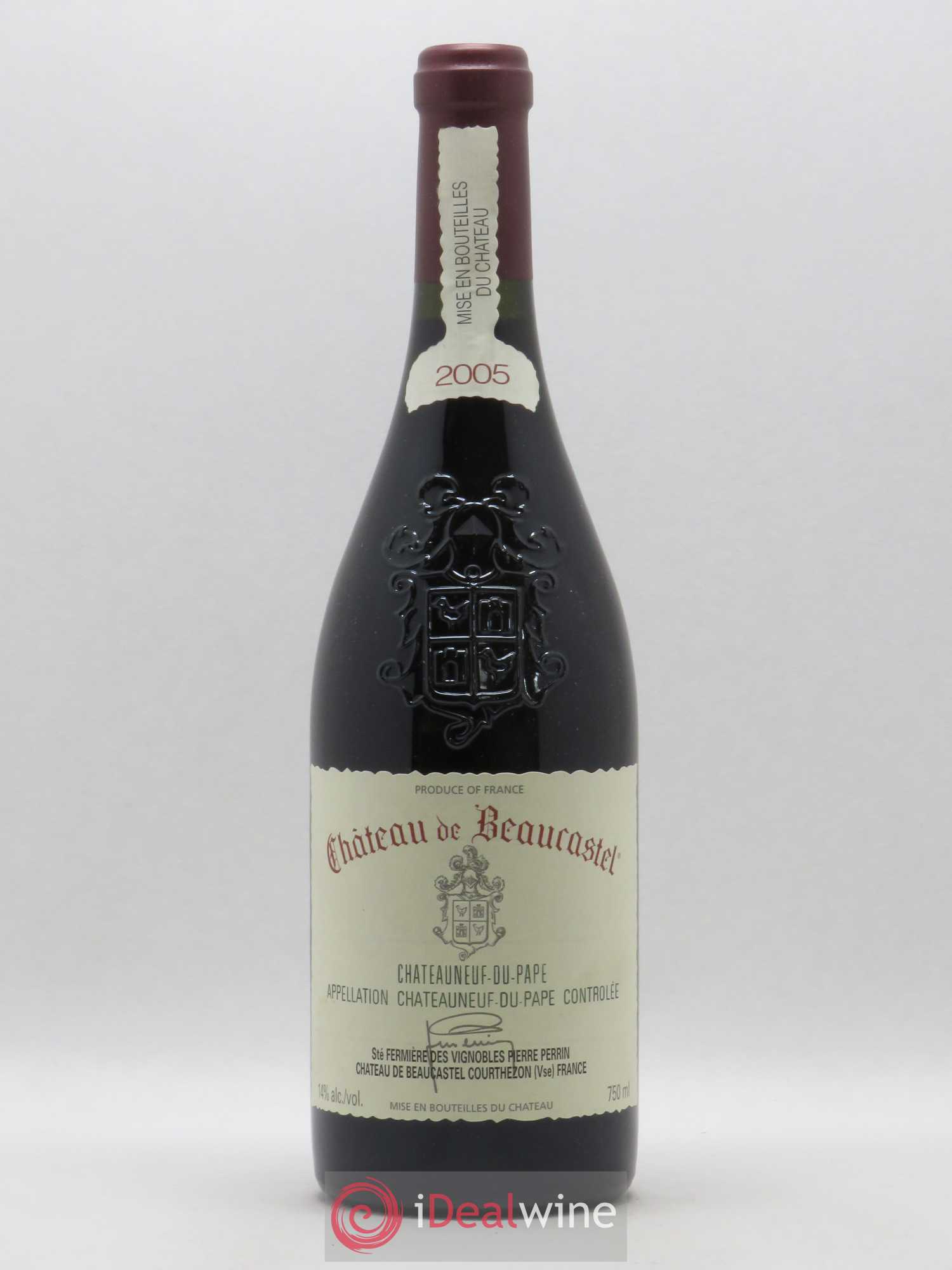 Châteauneuf-du-Pape Château de Beaucastel Famille Perrin 2005 - Lot de 1 bouteille - 0