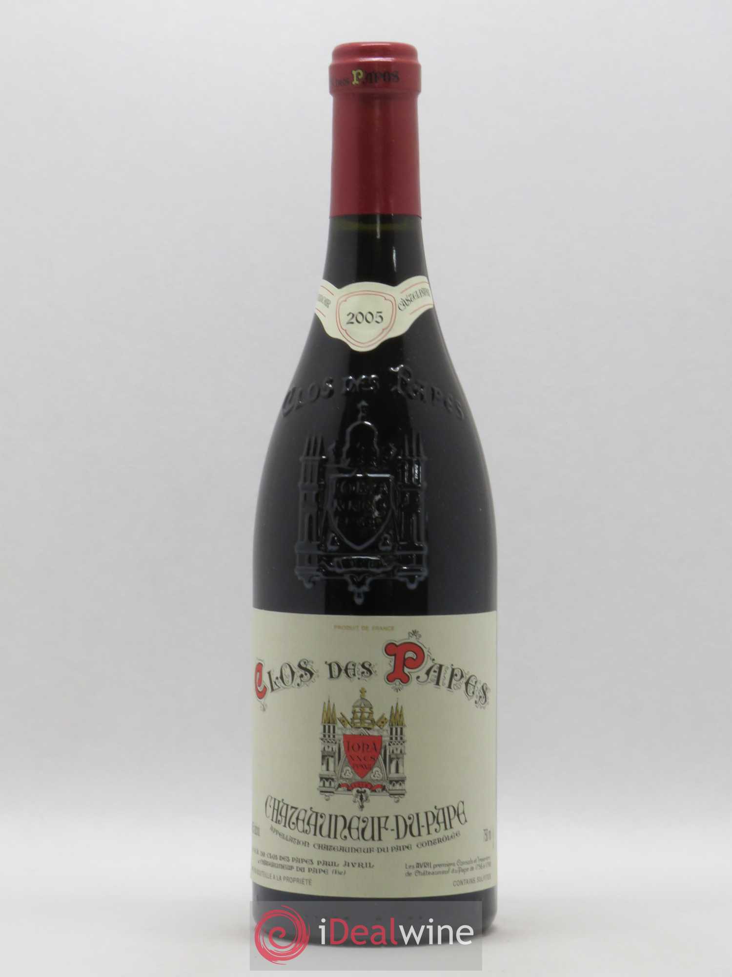 Châteauneuf-du-Pape Clos des Papes - Paul Avril 2005 - Lot de 1 bouteille - 0