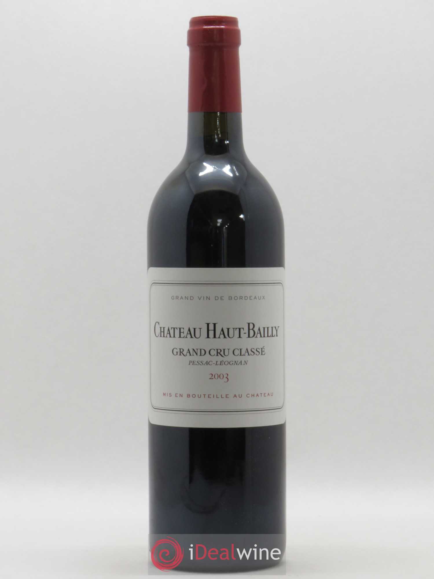 Château Haut-Bailly Cru Classé de Graves 2003 - Lot de 1 bouteille - 0