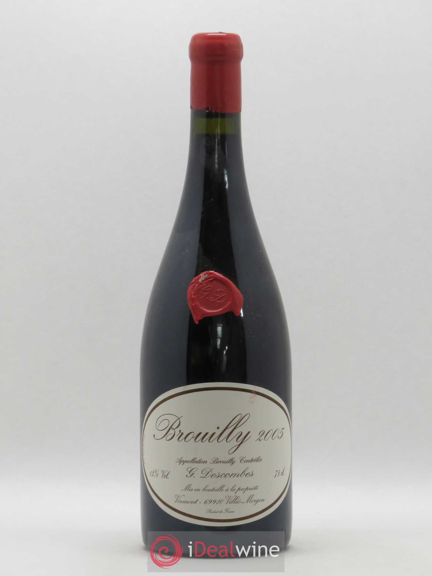 Brouilly Vieilles vignes Georges Descombes (Domaine) 2005 - Lot de 1 bouteille - 0