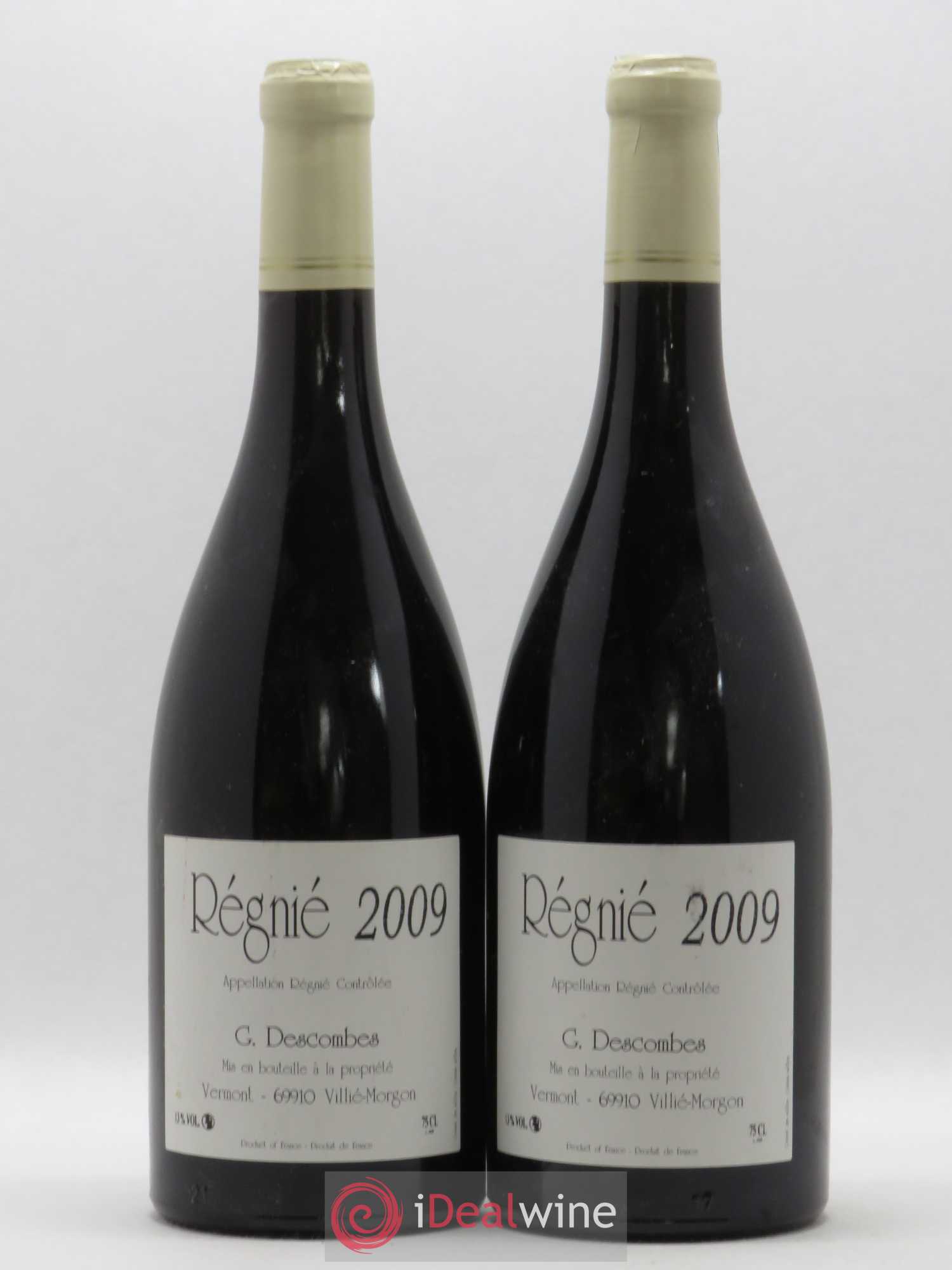 Régnié Vieilles Vignes Georges Descombes (Domaine) 2009 - Lot de 2 bouteilles - 0