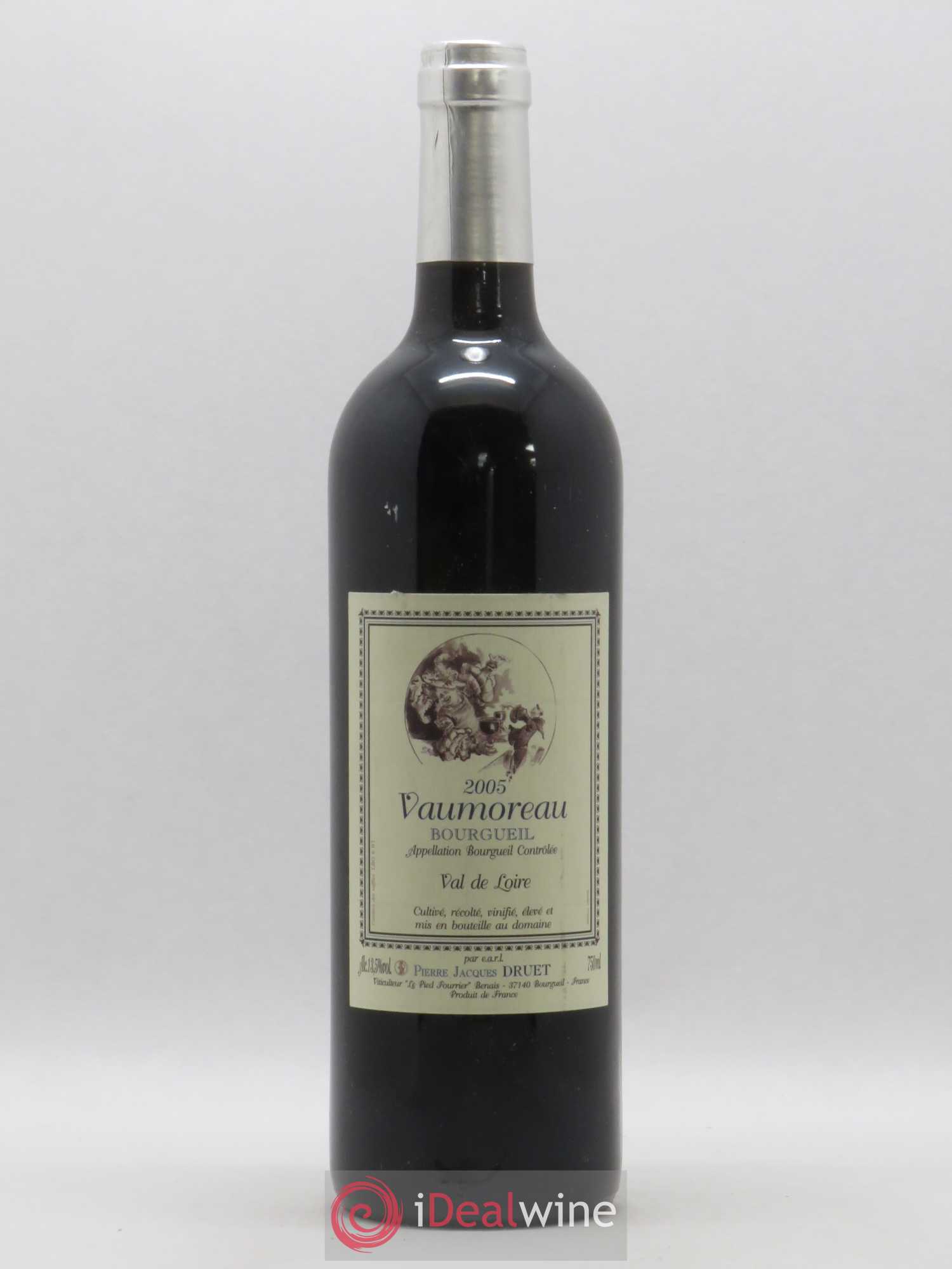 Bourgueil Vaumoreau Pierre Jacques Druet 2005 - Lot de 1 bouteille - 0