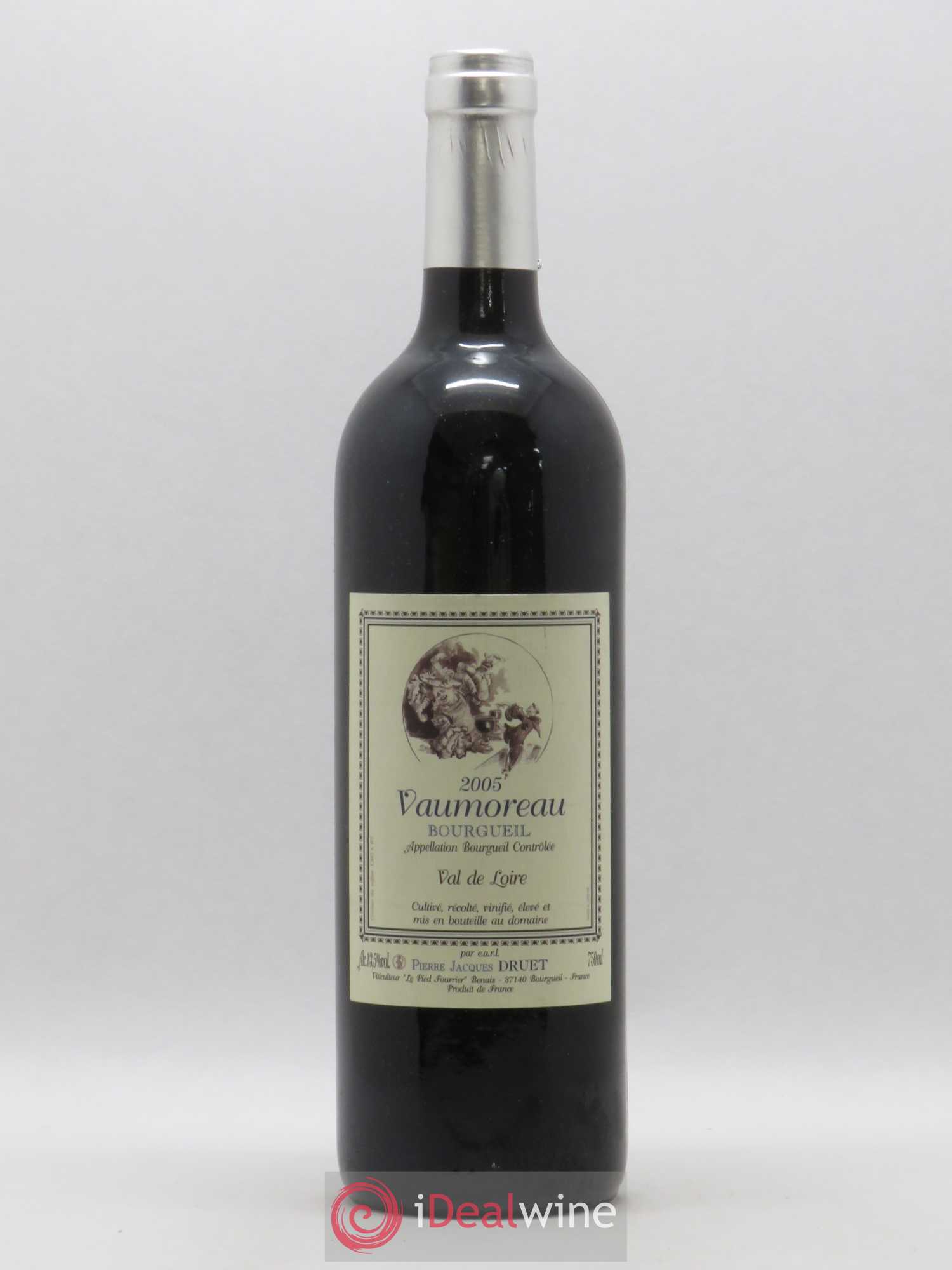 Bourgueil Vaumoreau Pierre Jacques Druet 2005 - Lot de 1 bouteille - 0