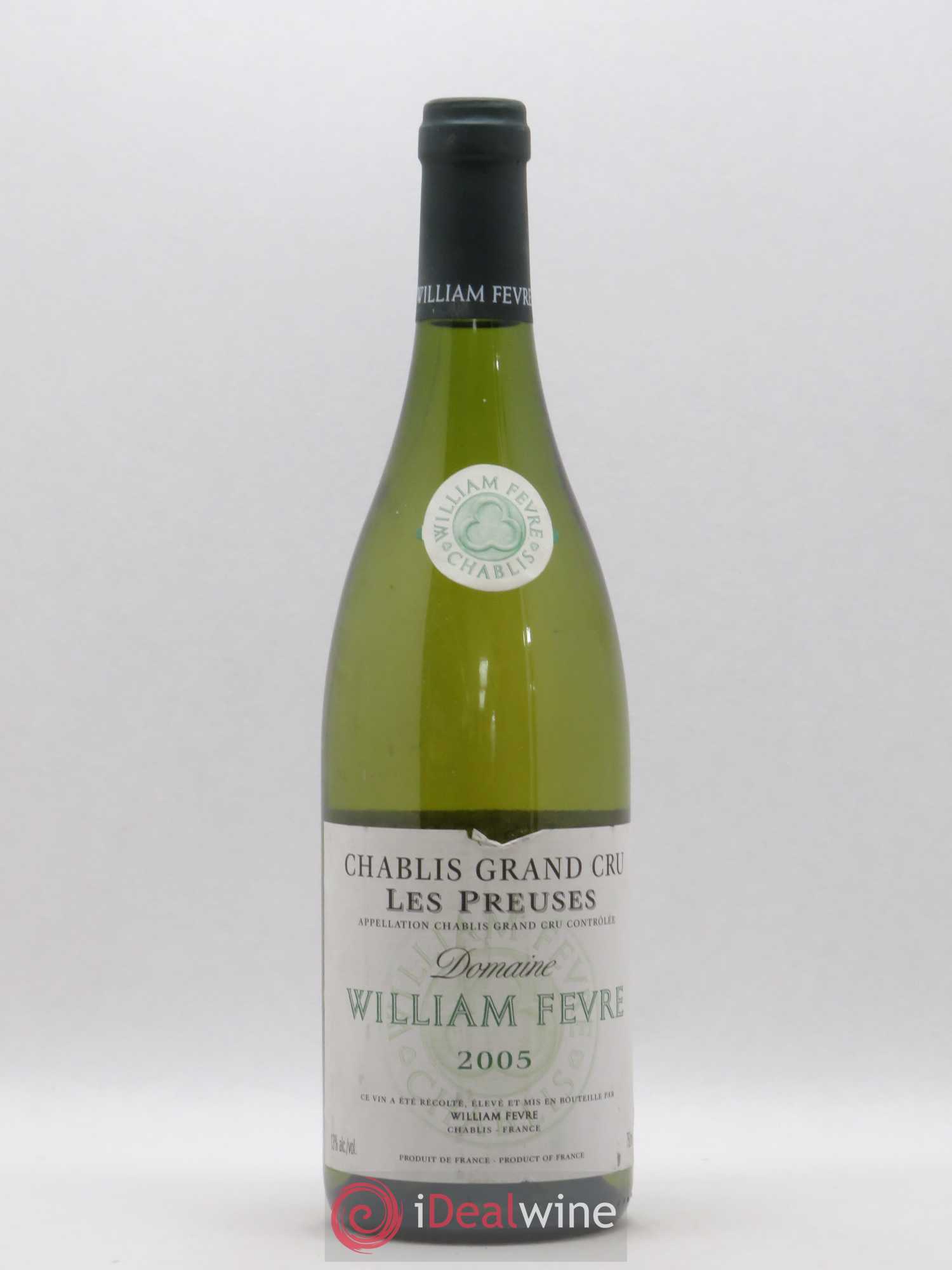 Chablis Grand Cru les Preuses William Fèvre 2005 - Lot de 1 bouteille - 0
