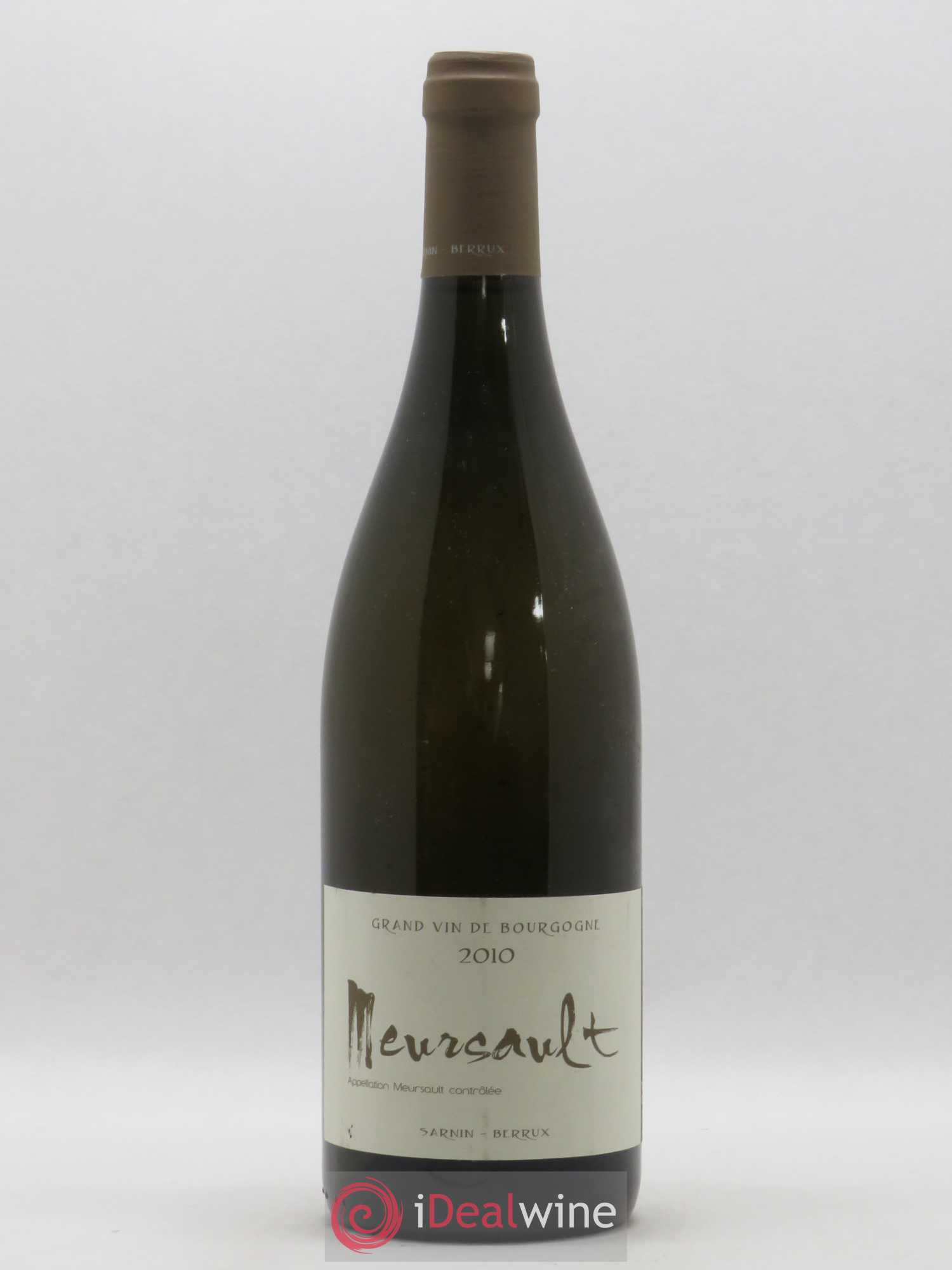 Meursault Sarnin Berrux 2010 - Posten von 1 Flasche - 0