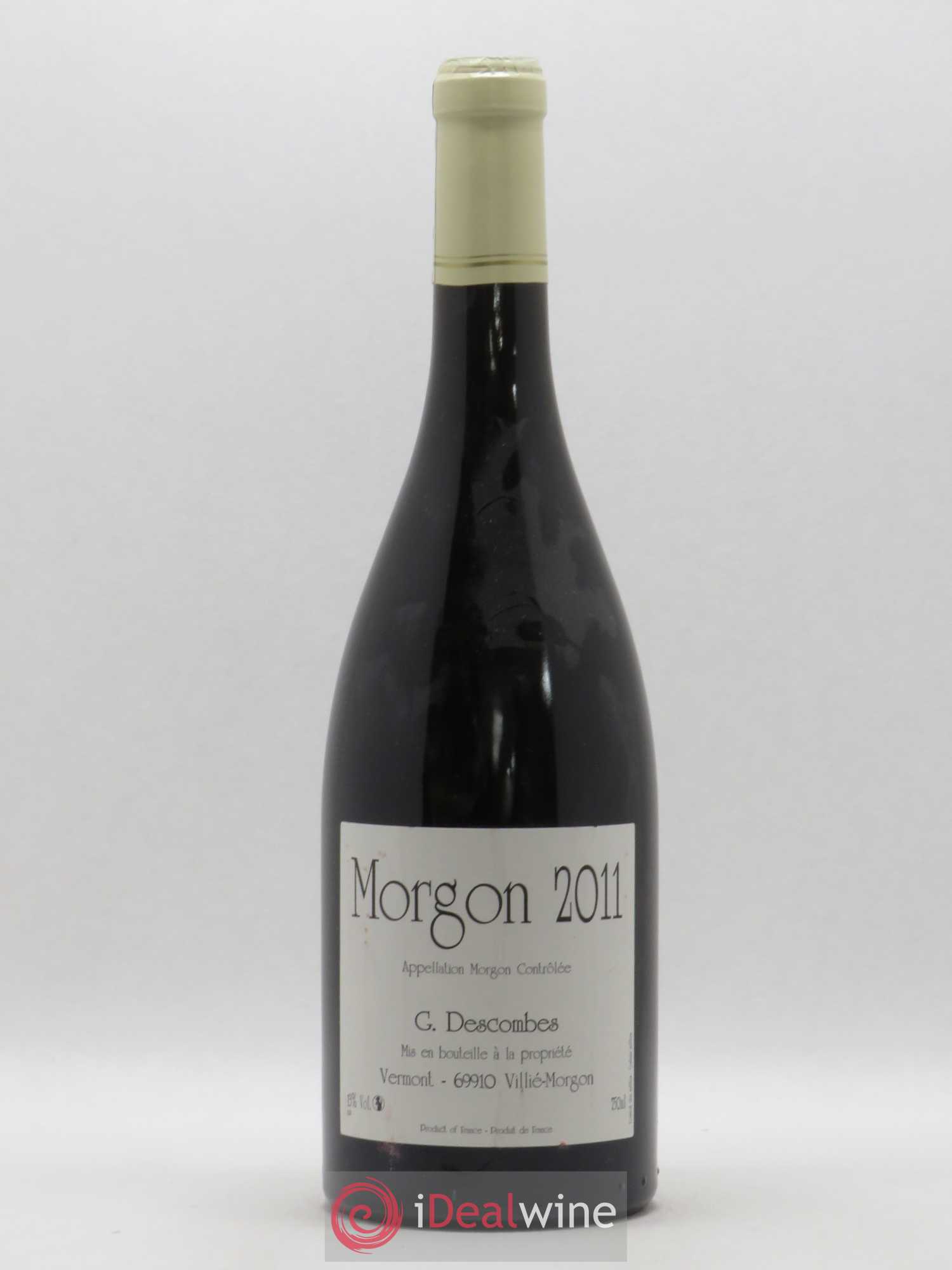 Morgon Vieilles vignes Georges Descombes (Domaine) 2011 - Lot de 1 bouteille - 0