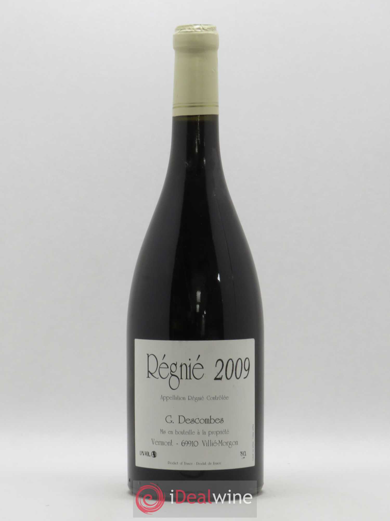 Régnié Vieilles Vignes Georges Descombes (Domaine) 2009 - Lot de 1 bouteille - 0