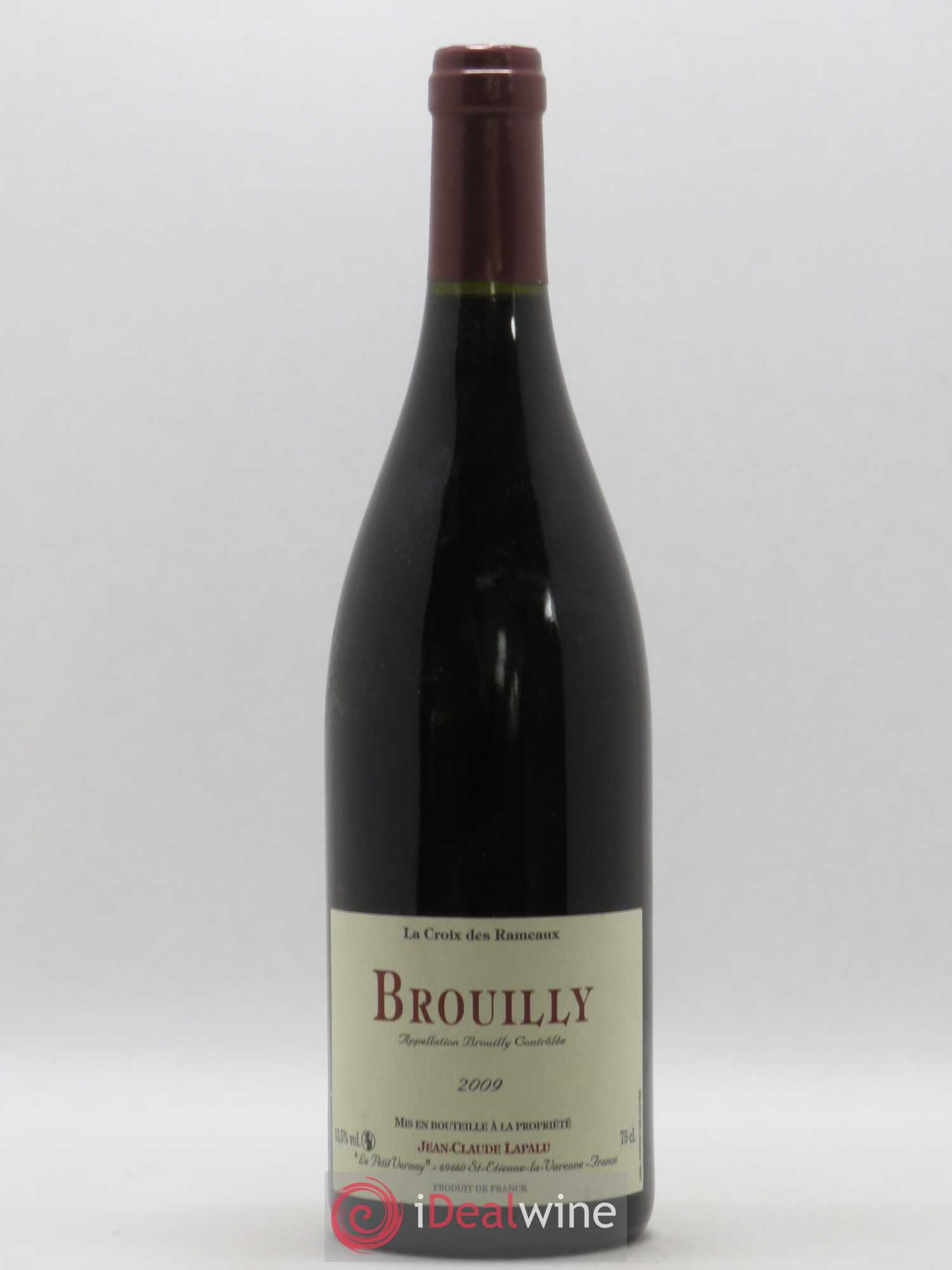 Brouilly La Croix des Rameaux Jean-Claude Lapalu 2009 - Lot de 1 bouteille - 0
