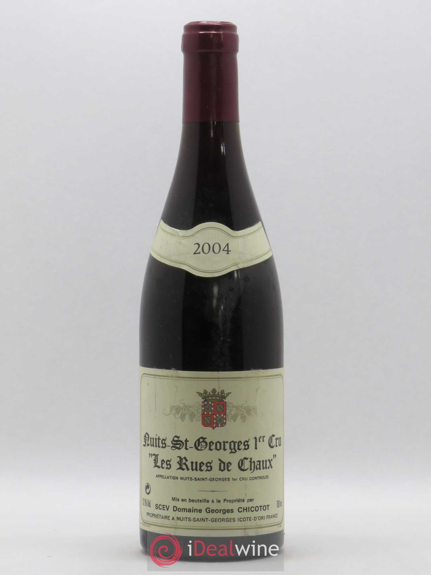 Nuits-Saint-Georges 1er Cru Les Rues de Chaux Georges Chicotot 2004 - Lot de 1 bouteille - 0