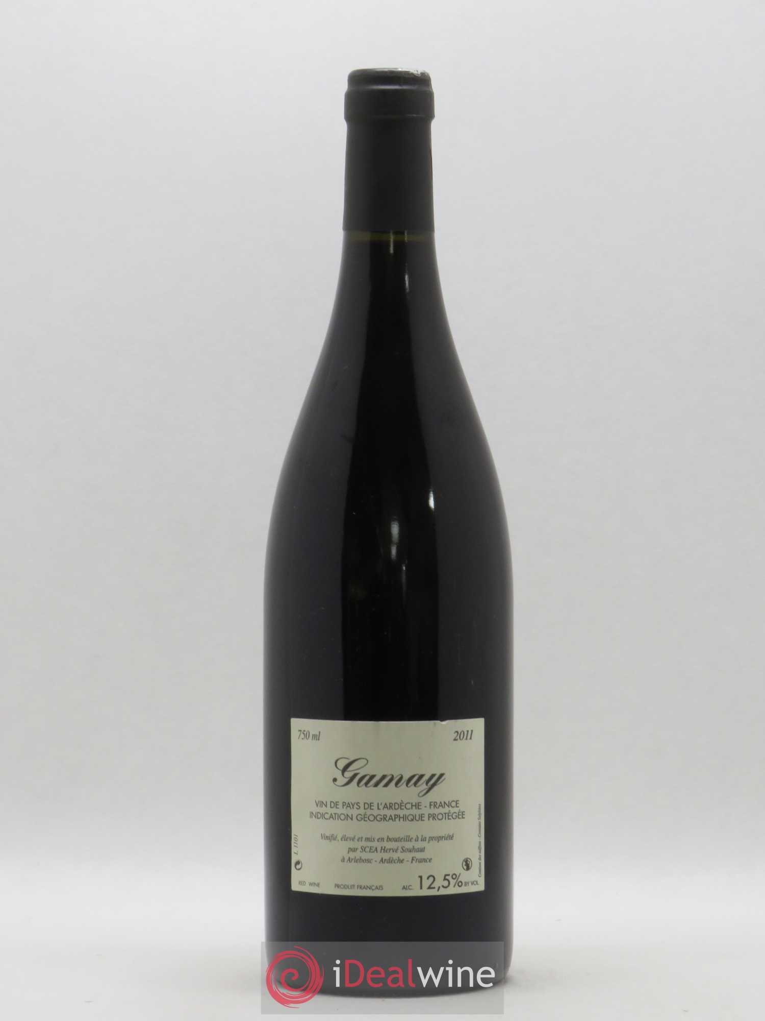 Ardèche La Souteronne Hervé Souhaut - Domaine Romaneaux-Destezet 2011 - Lot de 1 bouteille - 1