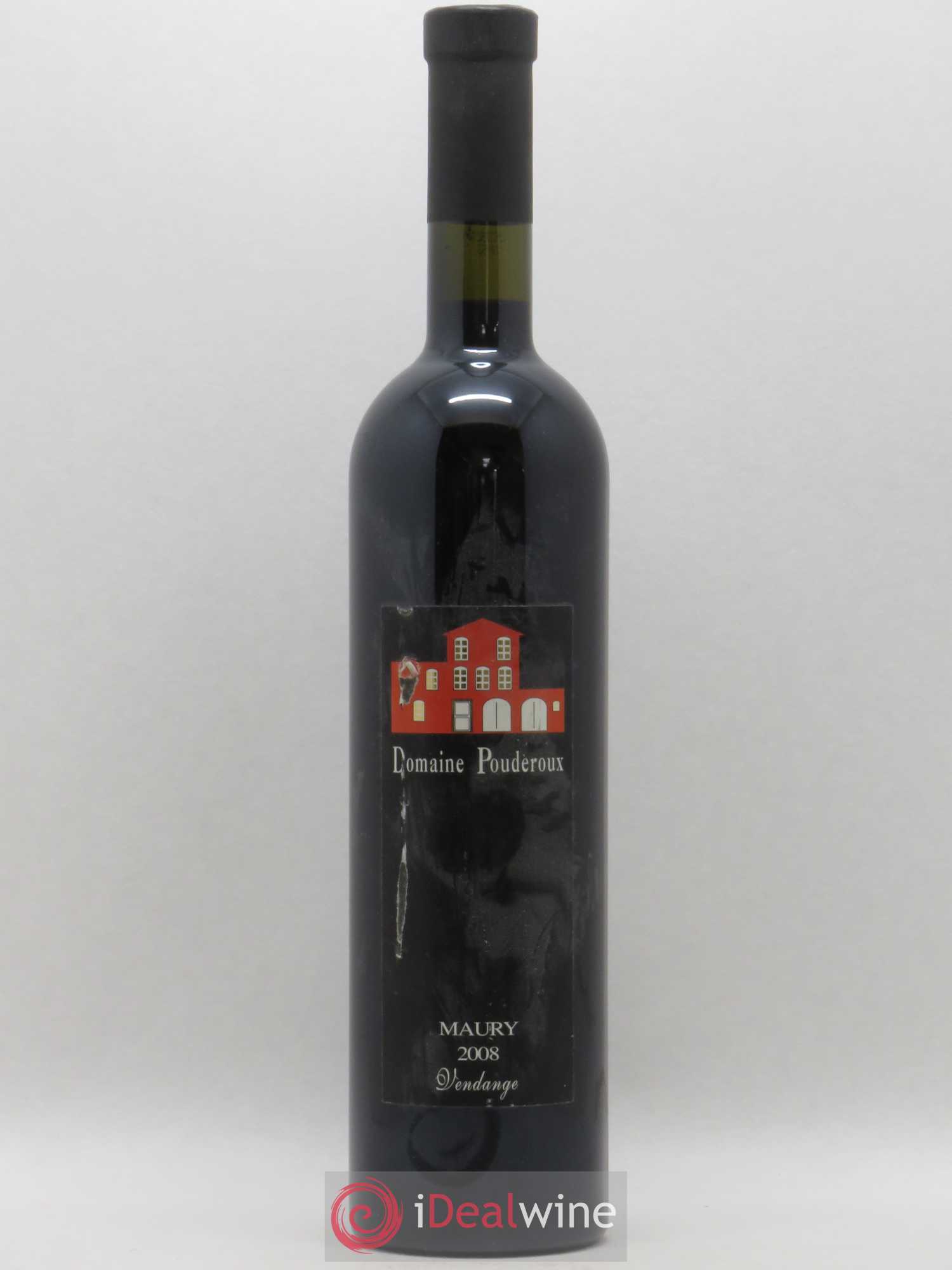 Maury Vin Doux Naturel Domaine Pouderoux (sans prix de réserve) 2008 - Posten von 1 Flasche - 0