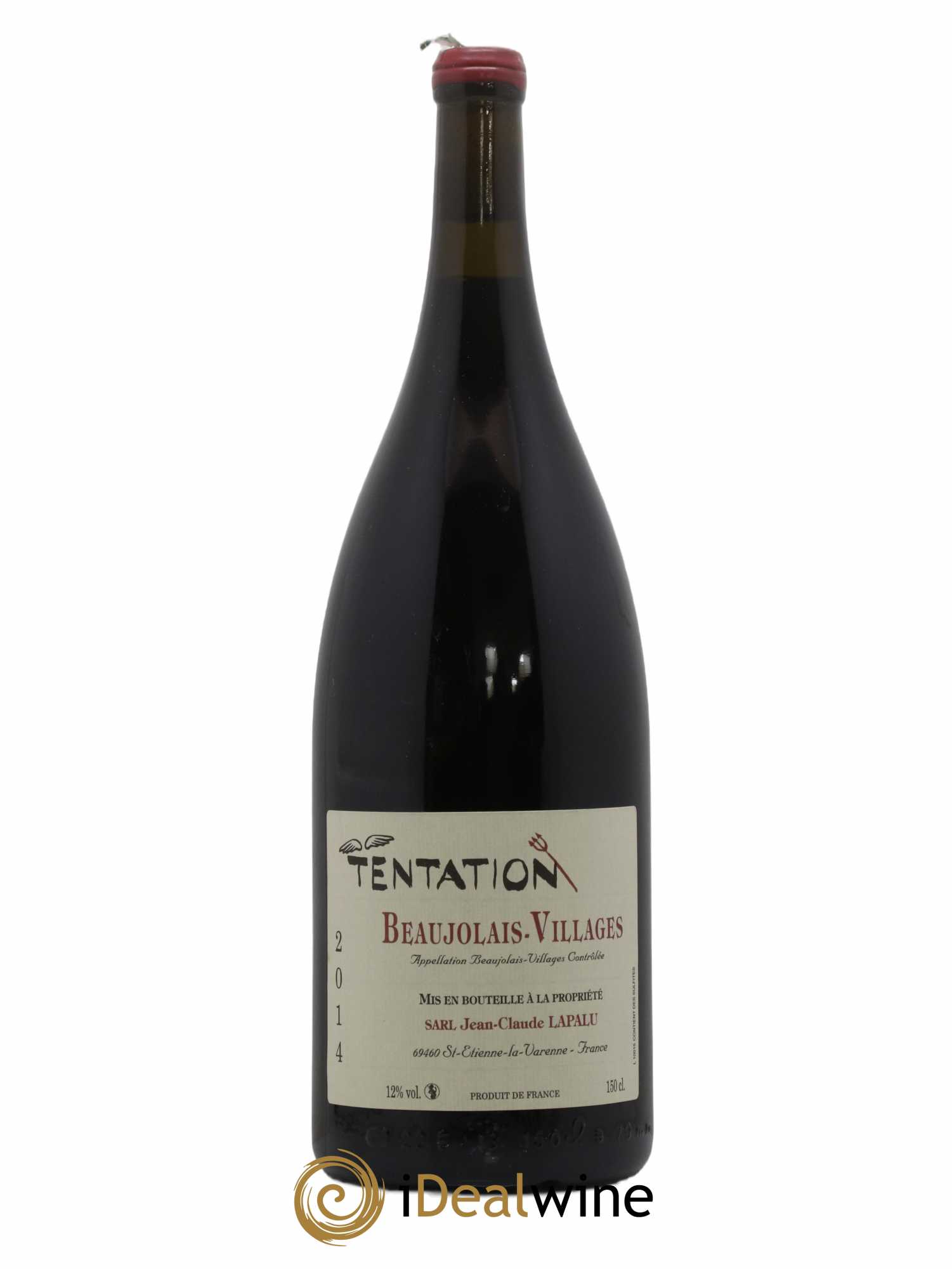 Beaujolais Villages Tentation Jean-Claude Lapalu 2014 - Posten von 1 Magnum - 0