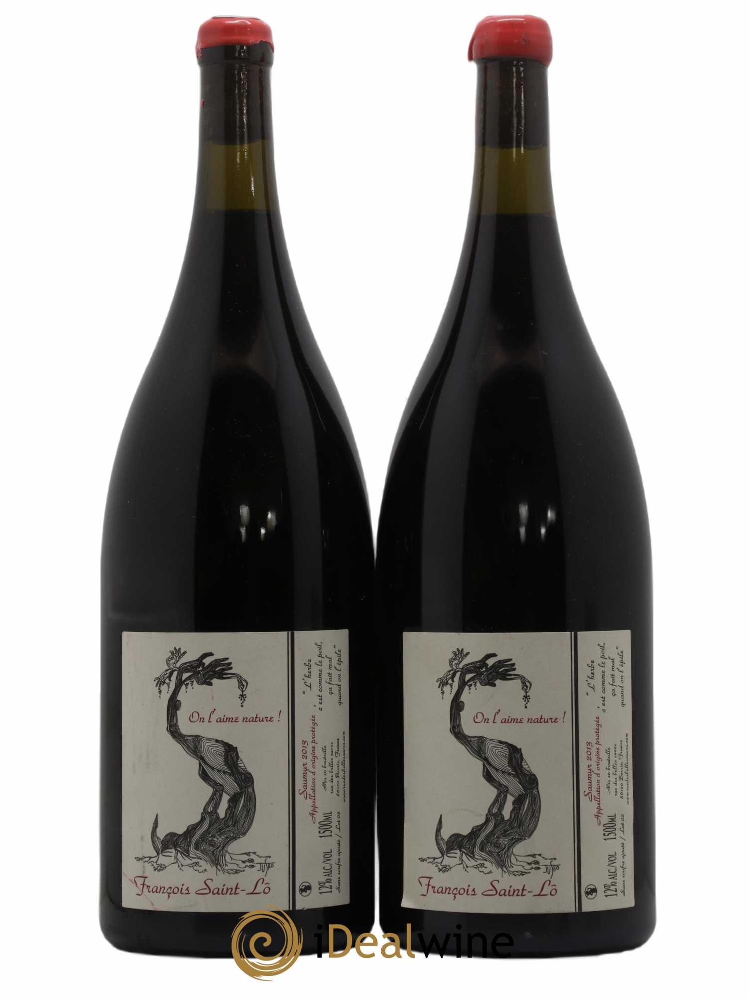 Saumur On l'Aime Nature François Saint-Lô 2013 - Lot de 2 magnums - 0
