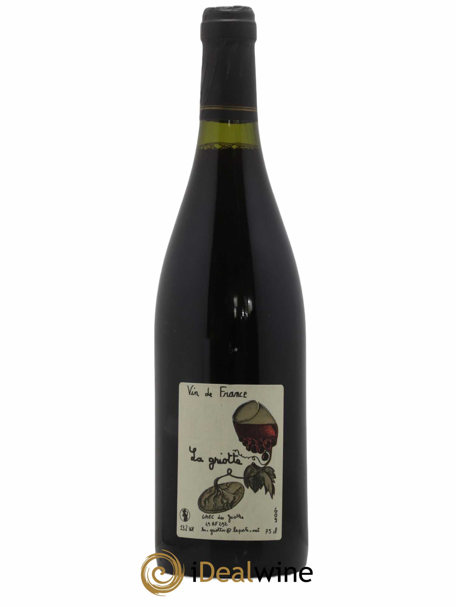 Vin de France La Griotte Domaine des Griottes - Patrick Desplats et Sébastien Dervieux 2009 - Lot de 1 bouteille - 0